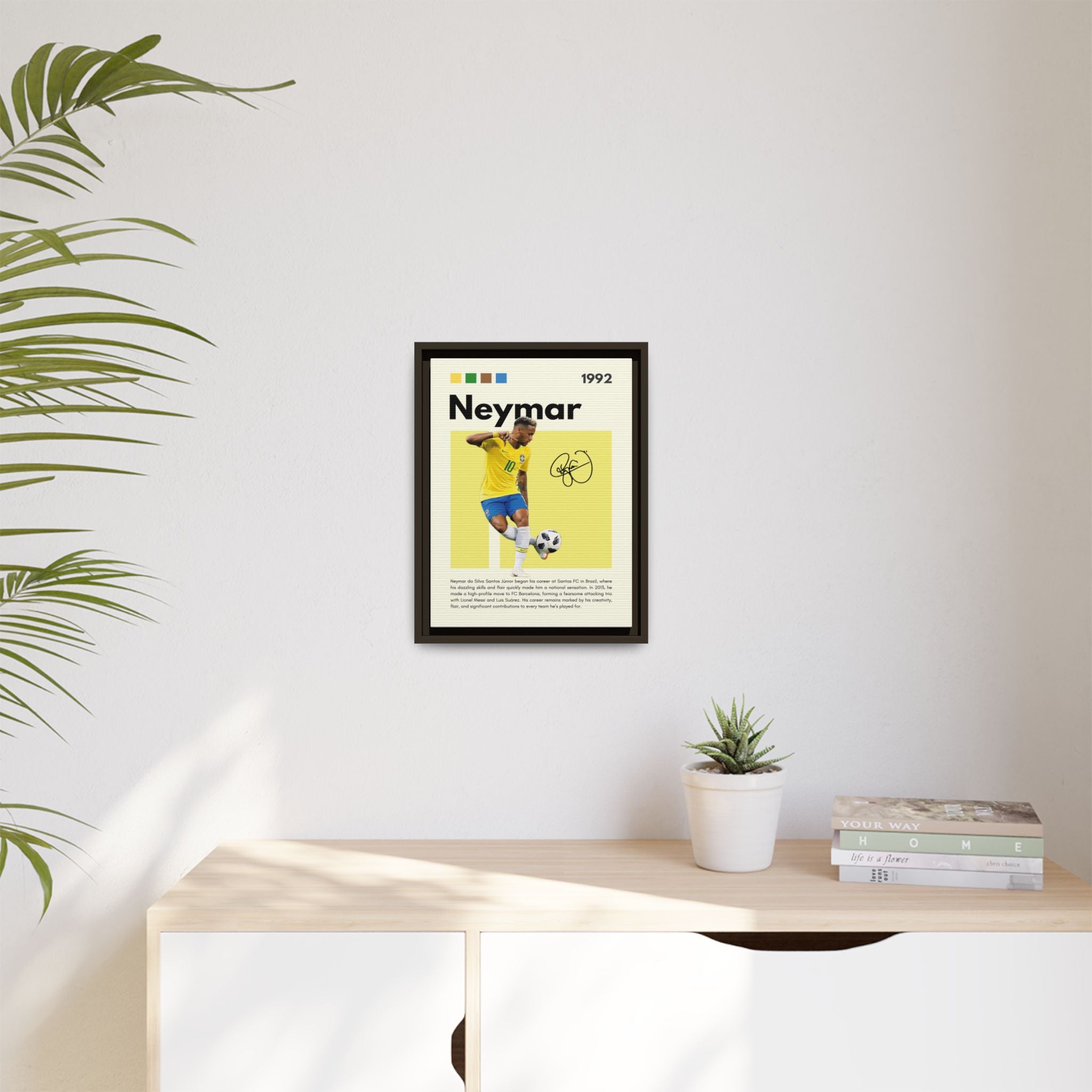 Neymar's Golden Moment - Canvas Wall Art