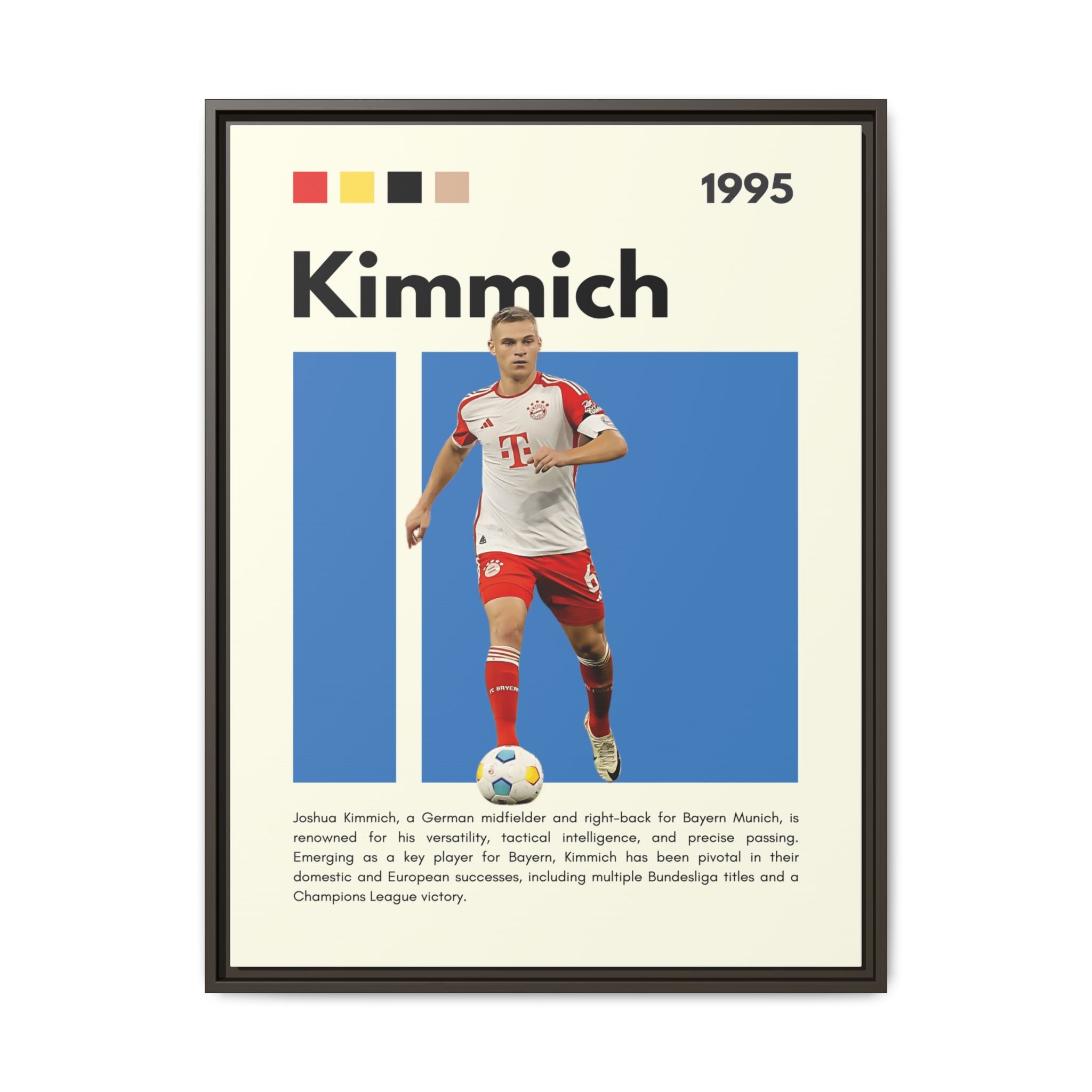 Bayern's Midfield Maestro - Canvas Wall Art