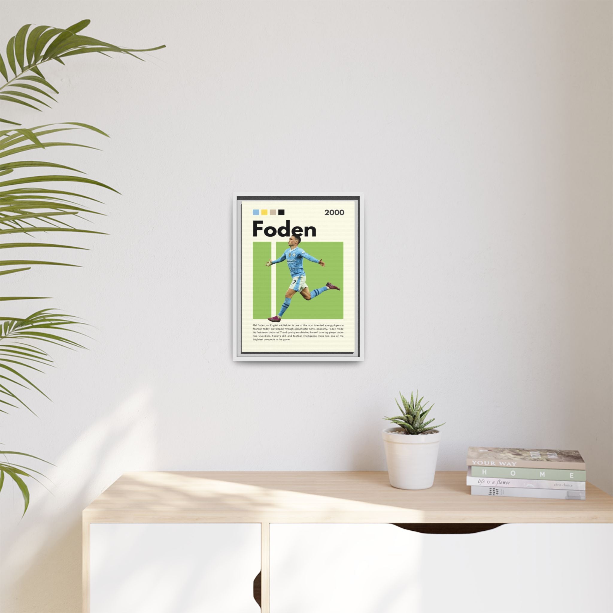 Sky Blue Prodigy - Canvas Wall Art
