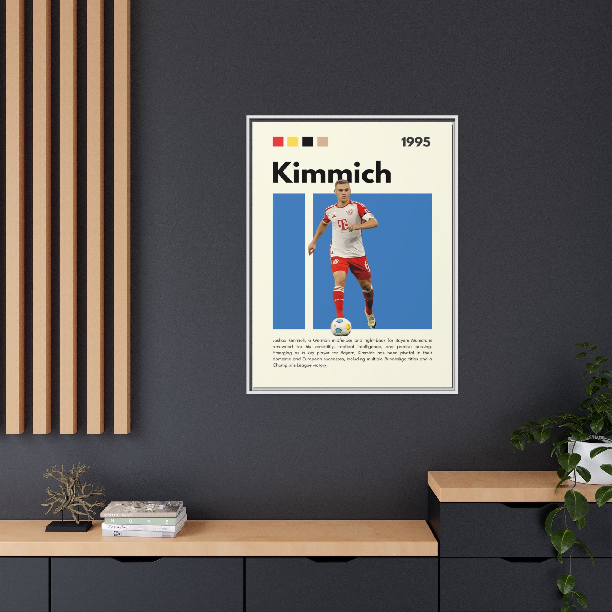 Bayern's Midfield Maestro - Canvas Wall Art