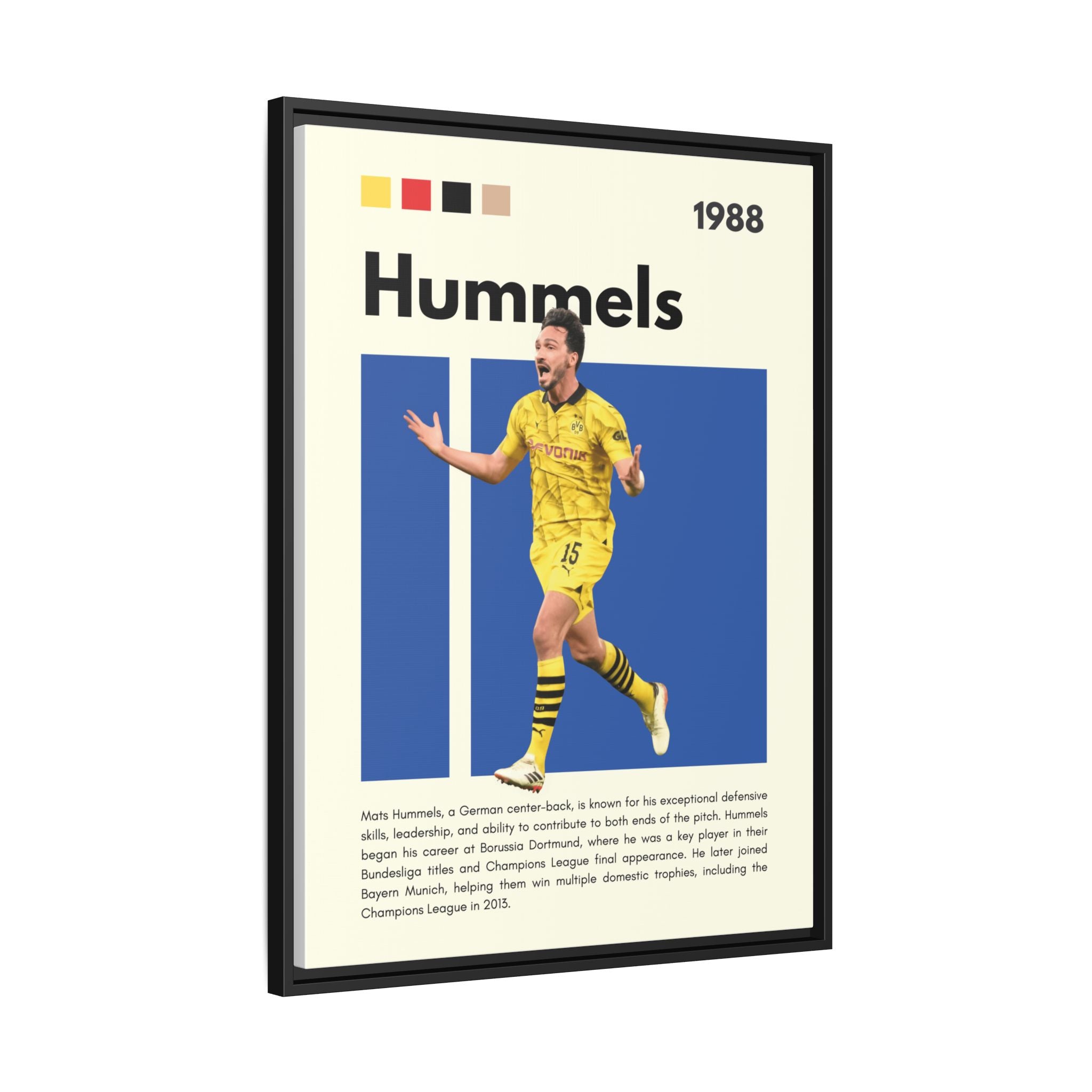 Hummels: Defensive Maestro - Canvas Wall Art
