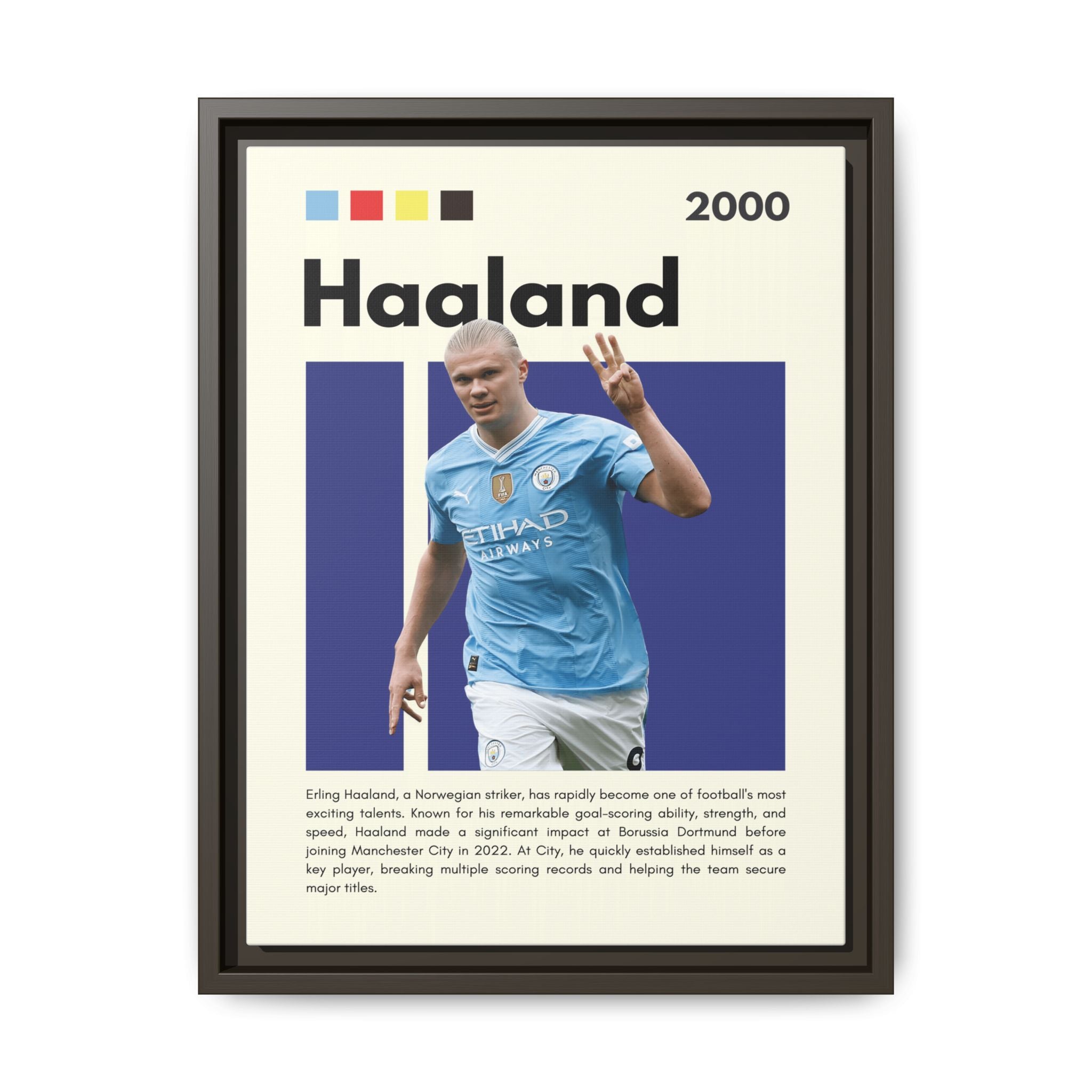 Haaland Rising - Canvas Wall Art