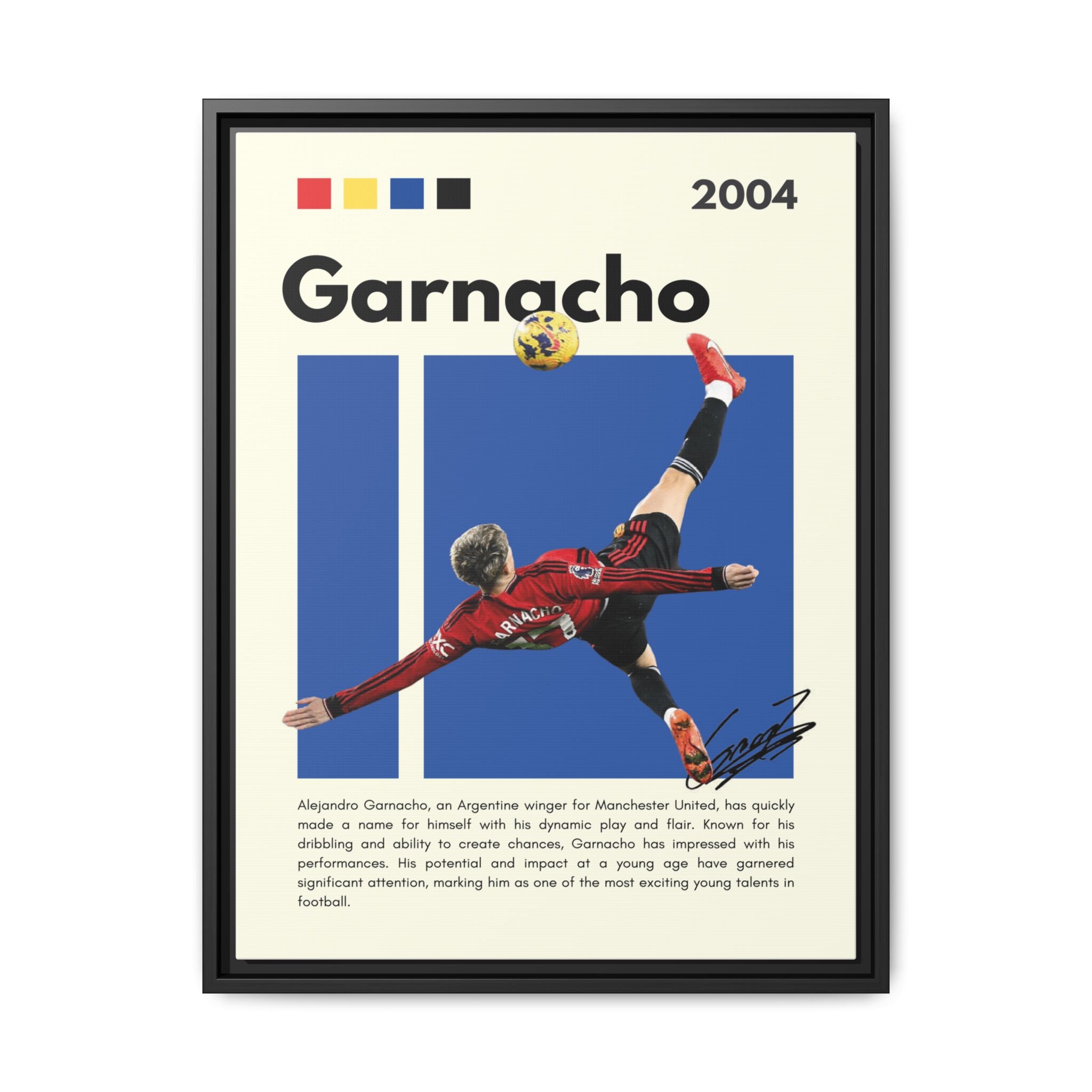 Garnacho Rises - Canvas Wall Art