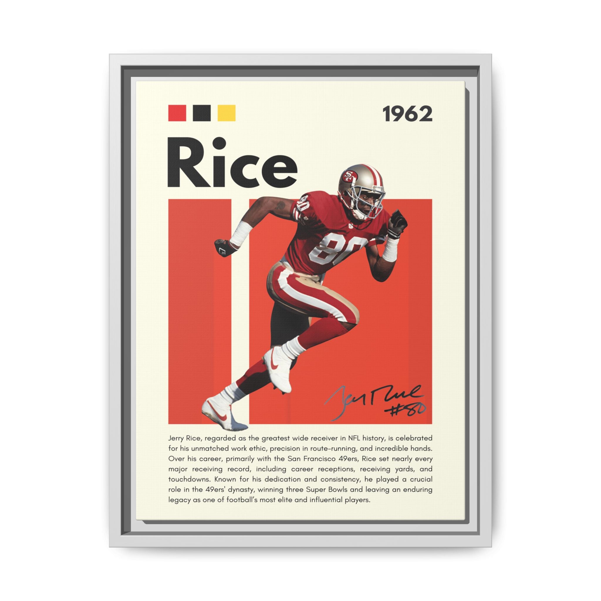 Jerry Rice: Gridiron Legend - Canvas Wall Art