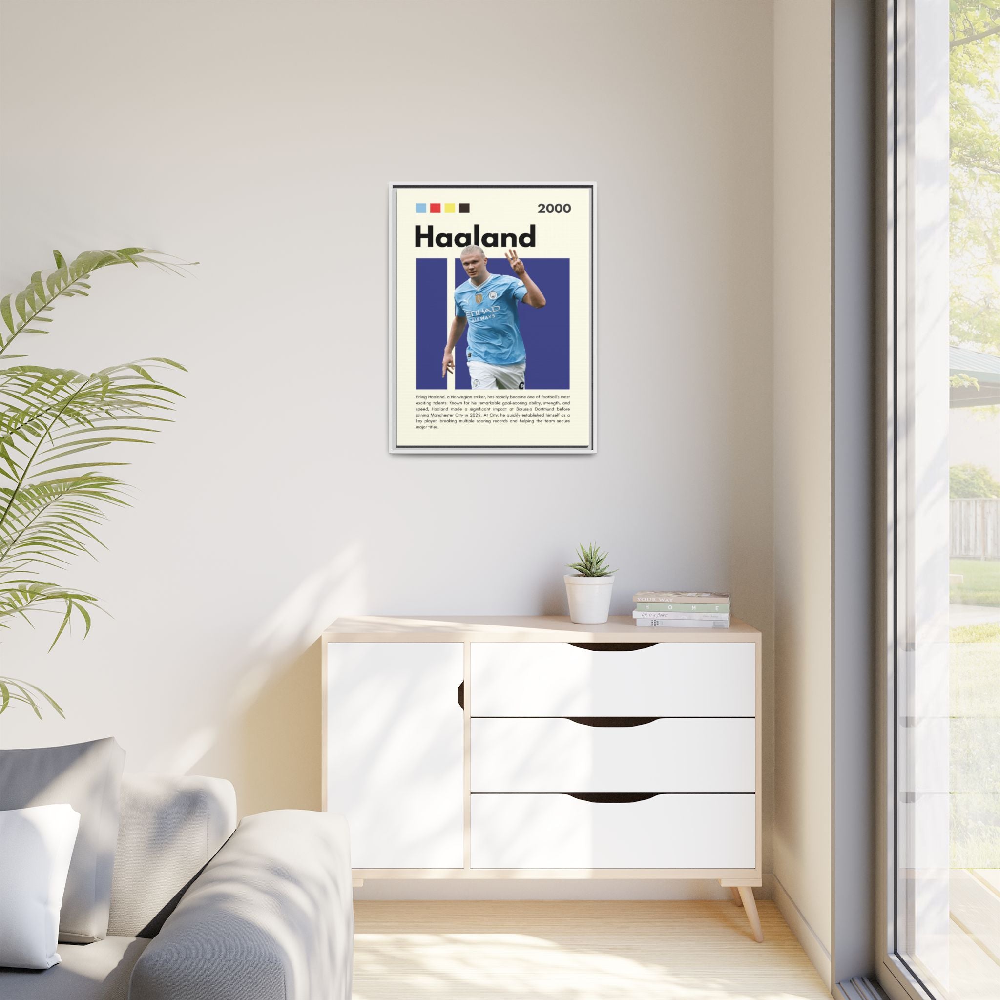 Haaland Rising - Canvas Wall Art