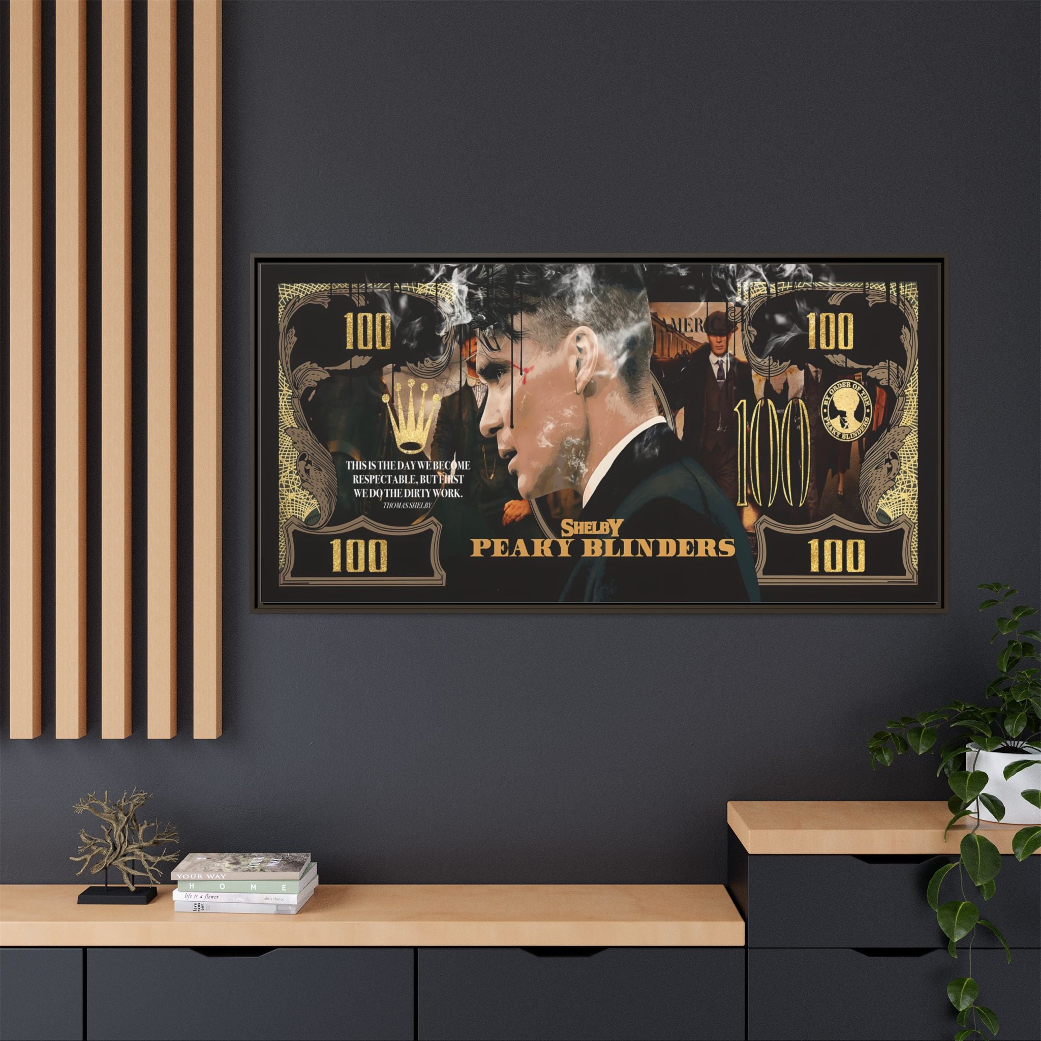 Peaky Blinders Golden Era: Shelby Saga in Commemorative Art, Criminal Elegance Poster - Canvas Wall Art