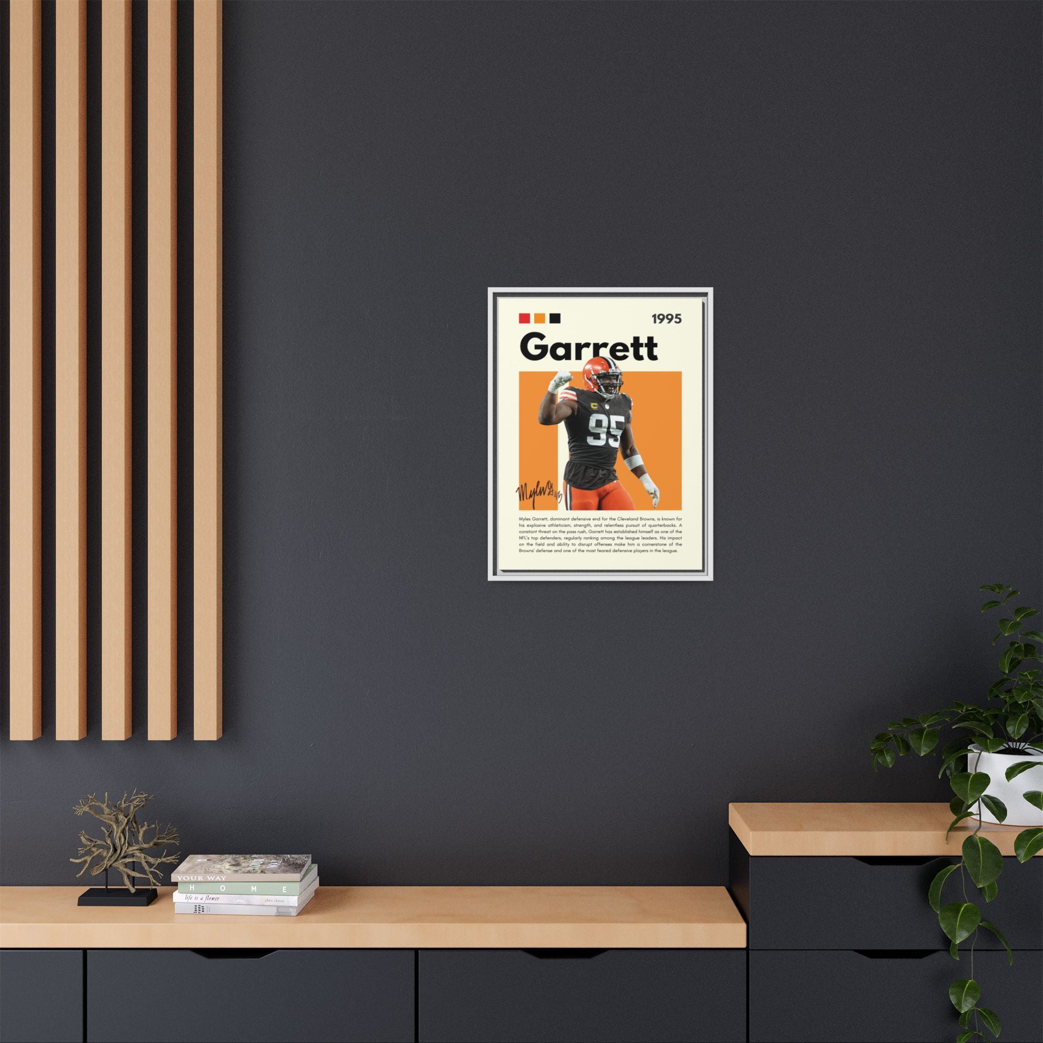 Myles Garrett: Beast of the Browns - Canvas Wall Art