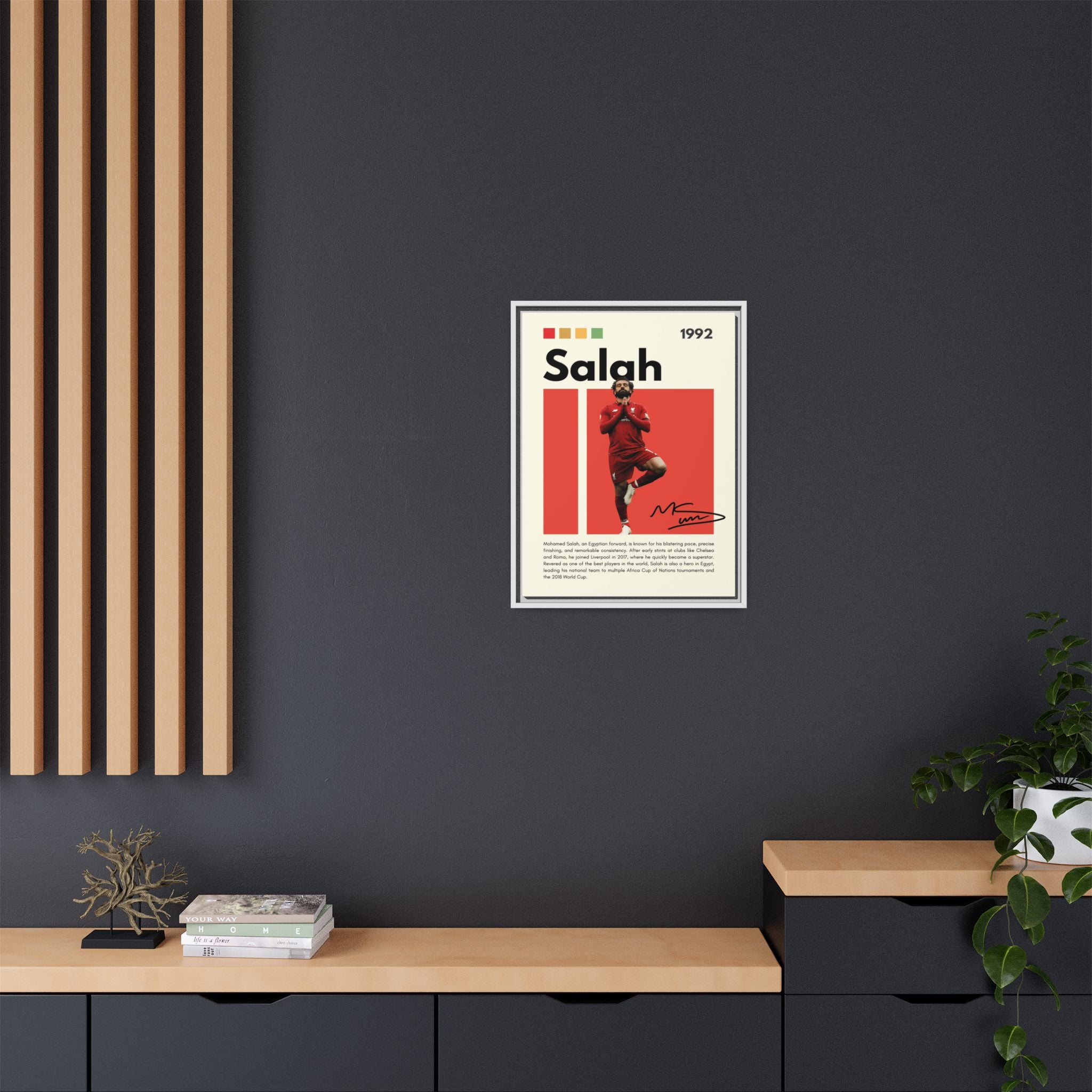 Mohamed Salah: Liverpool Legend
Egyptian King of Football
Salah's Blazing Red Journey
Iconic Forward - Canvas Wall Art