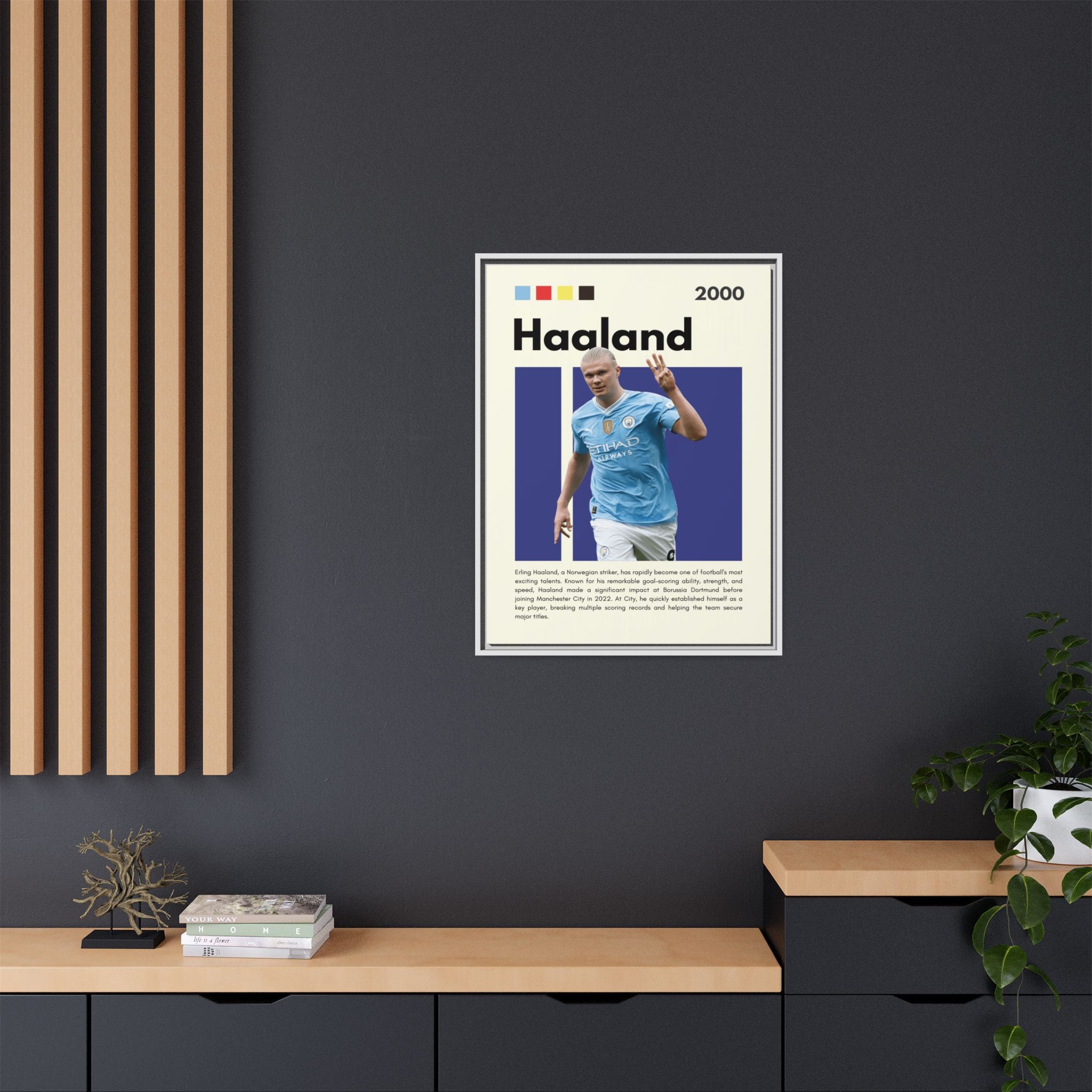 Haaland Rising - Canvas Wall Art
