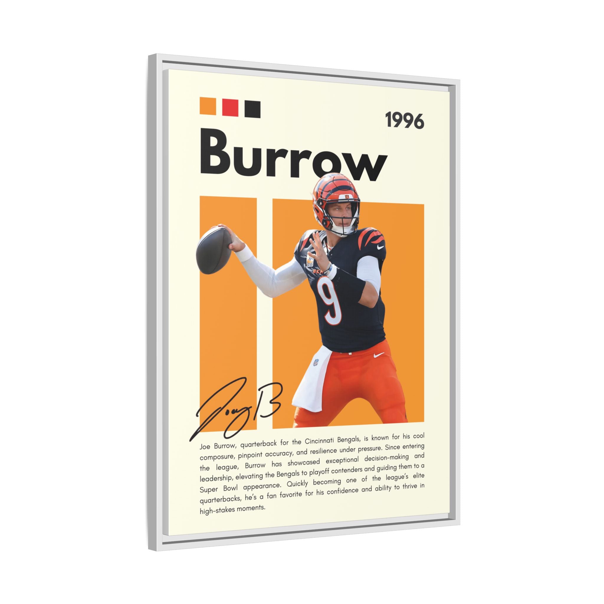Bengals Blaze - Canvas Wall Art