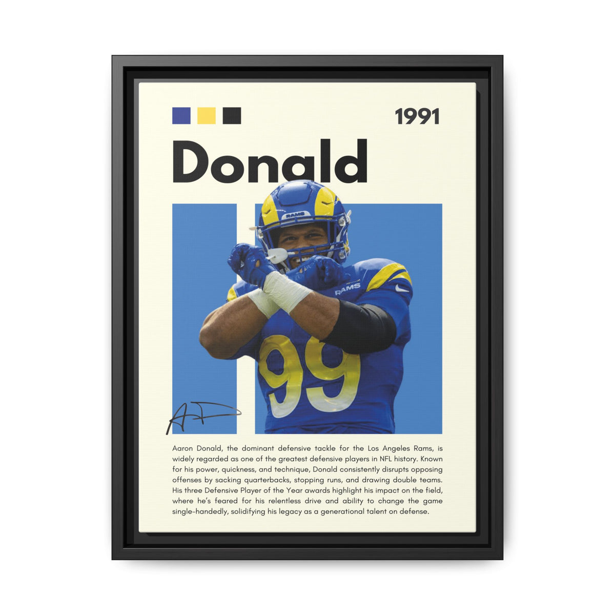 Defensive Domination - Canvas Wall Art