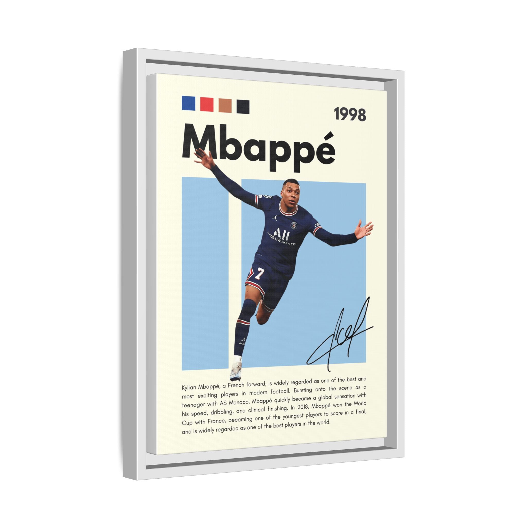 Mbappé Magic - Canvas Wall Art