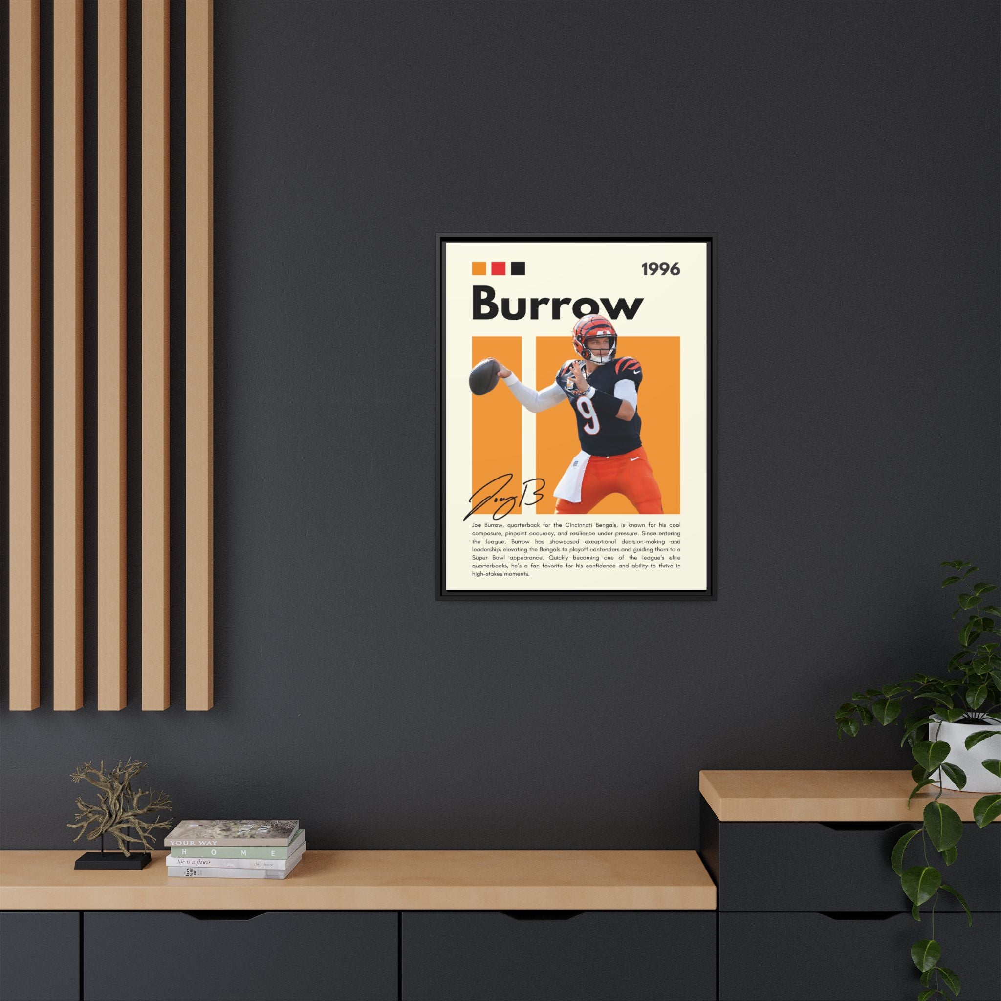 Bengals Blaze - Canvas Wall Art