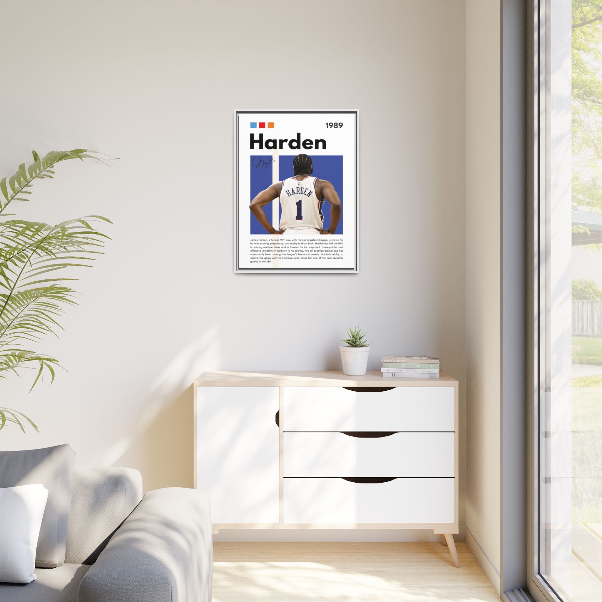 Harden's Stride - Canvas Wall Art