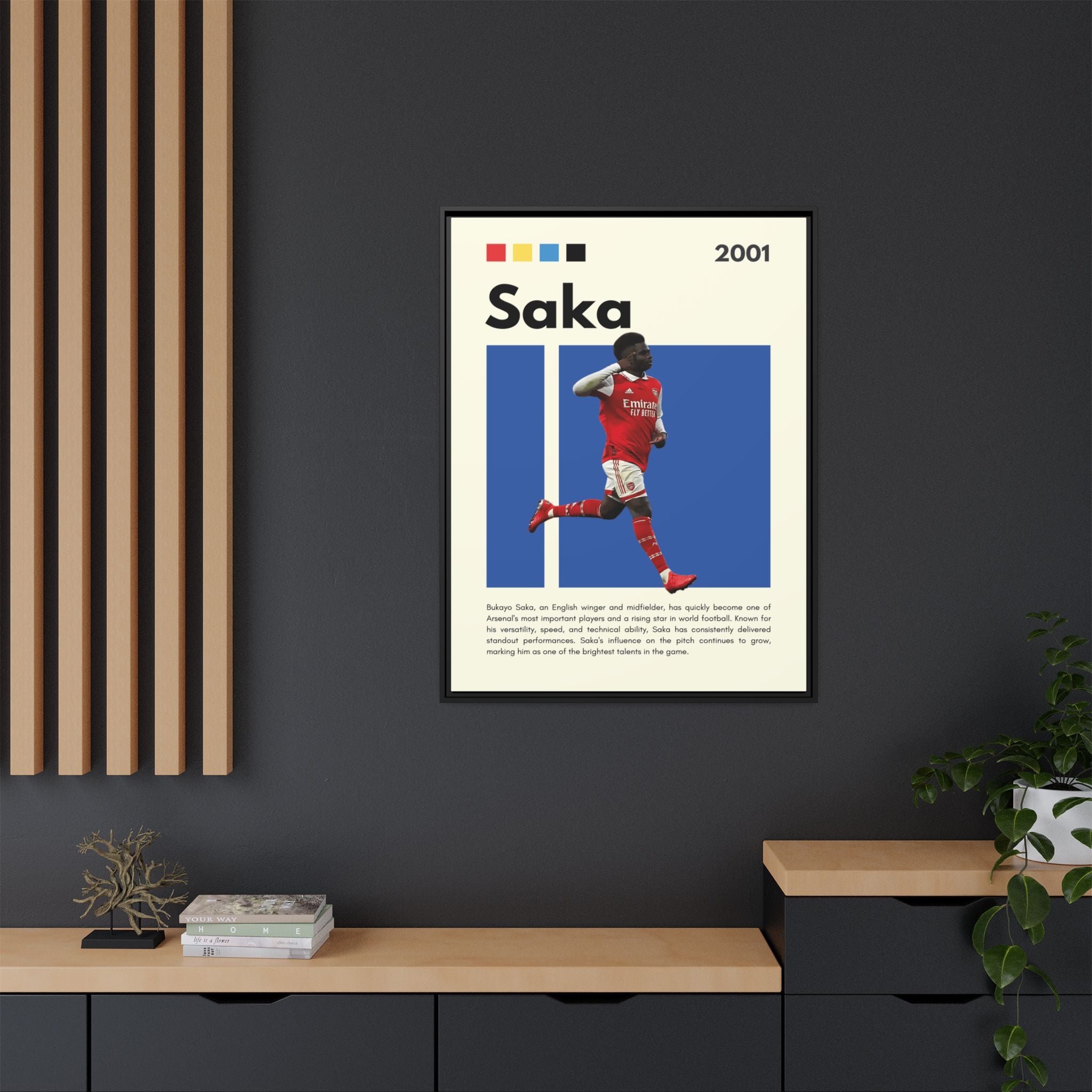 Saka Soars - Canvas Wall Art