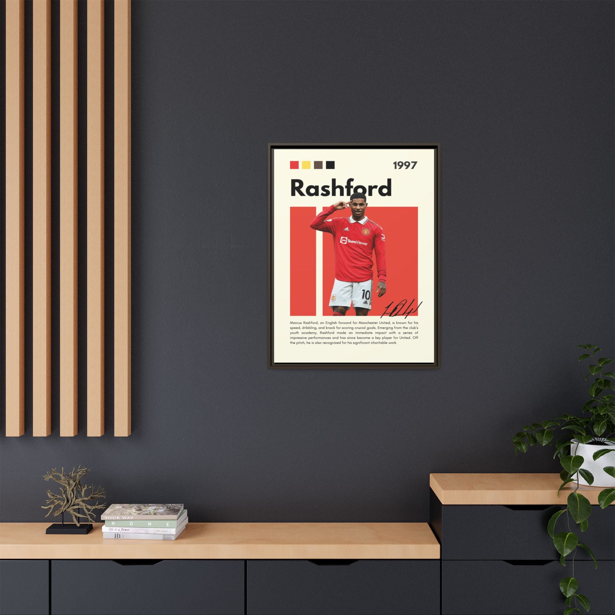 Red Thunder - Canvas Wall Art