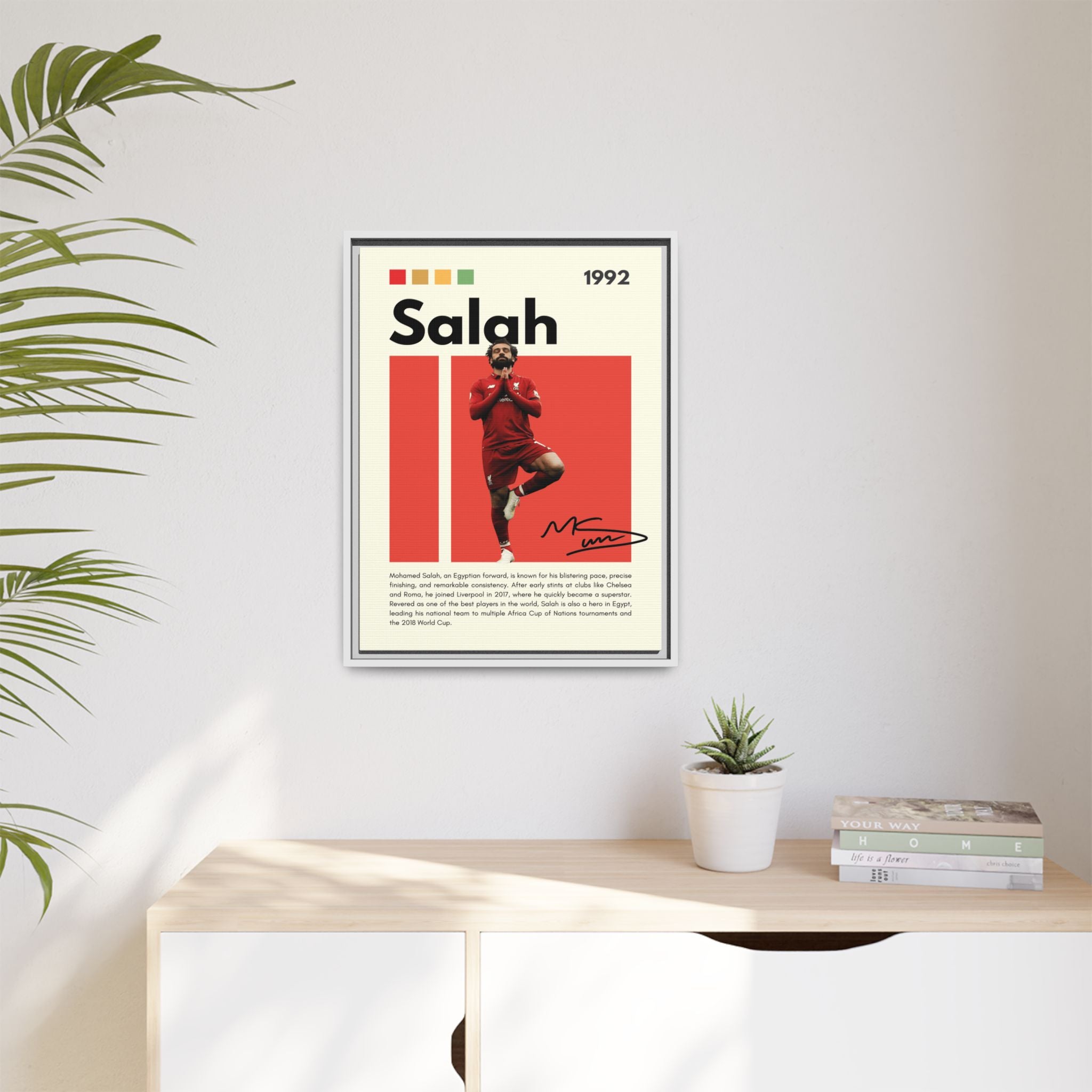 Mohamed Salah: Liverpool Legend
Egyptian King of Football
Salah's Blazing Red Journey
Iconic Forward - Canvas Wall Art