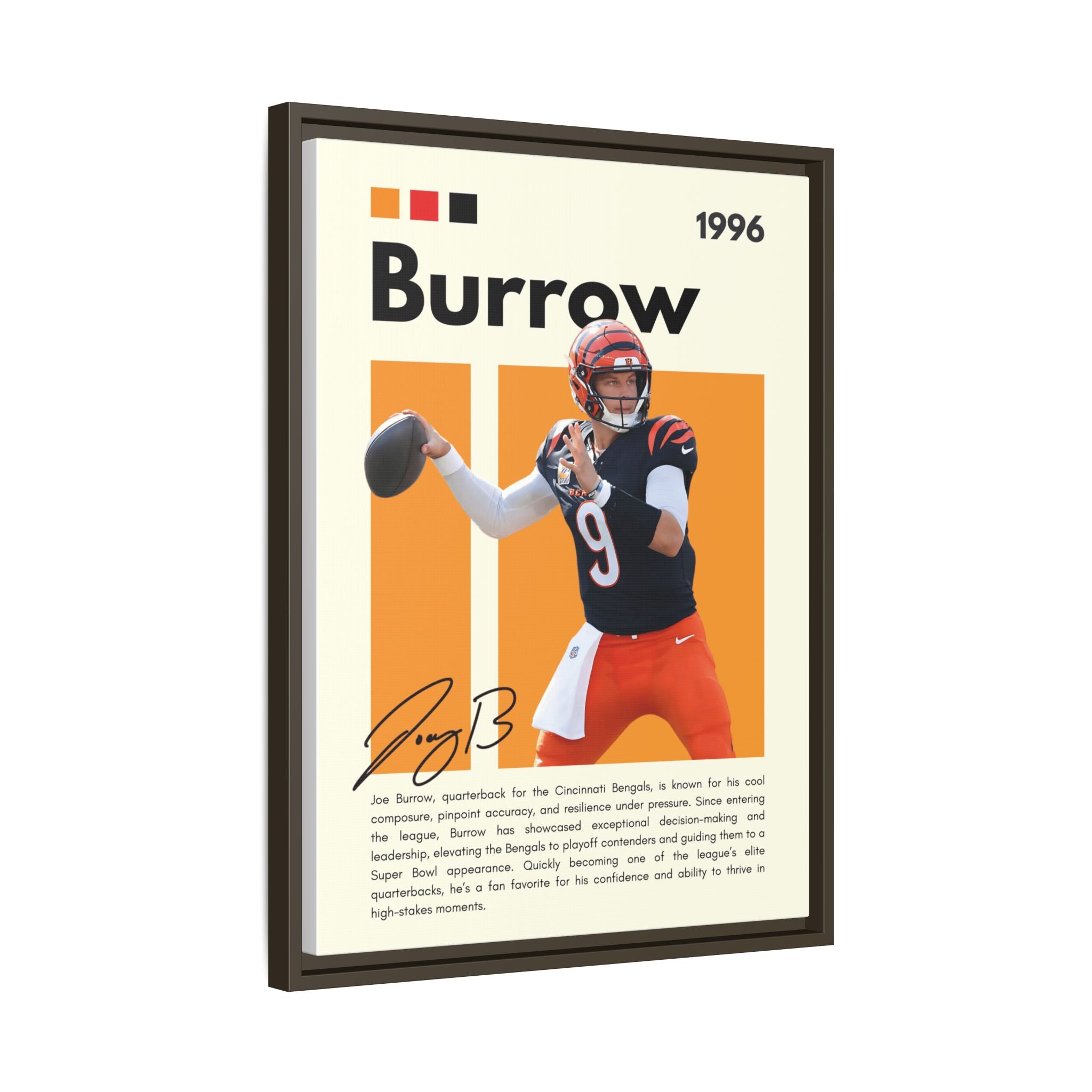 Bengals Blaze - Canvas Wall Art