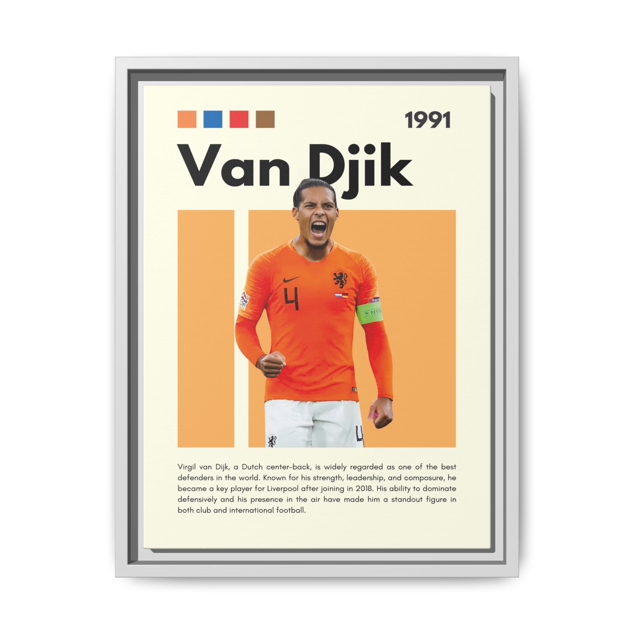 Defender of Orange - Canvas Wall Art