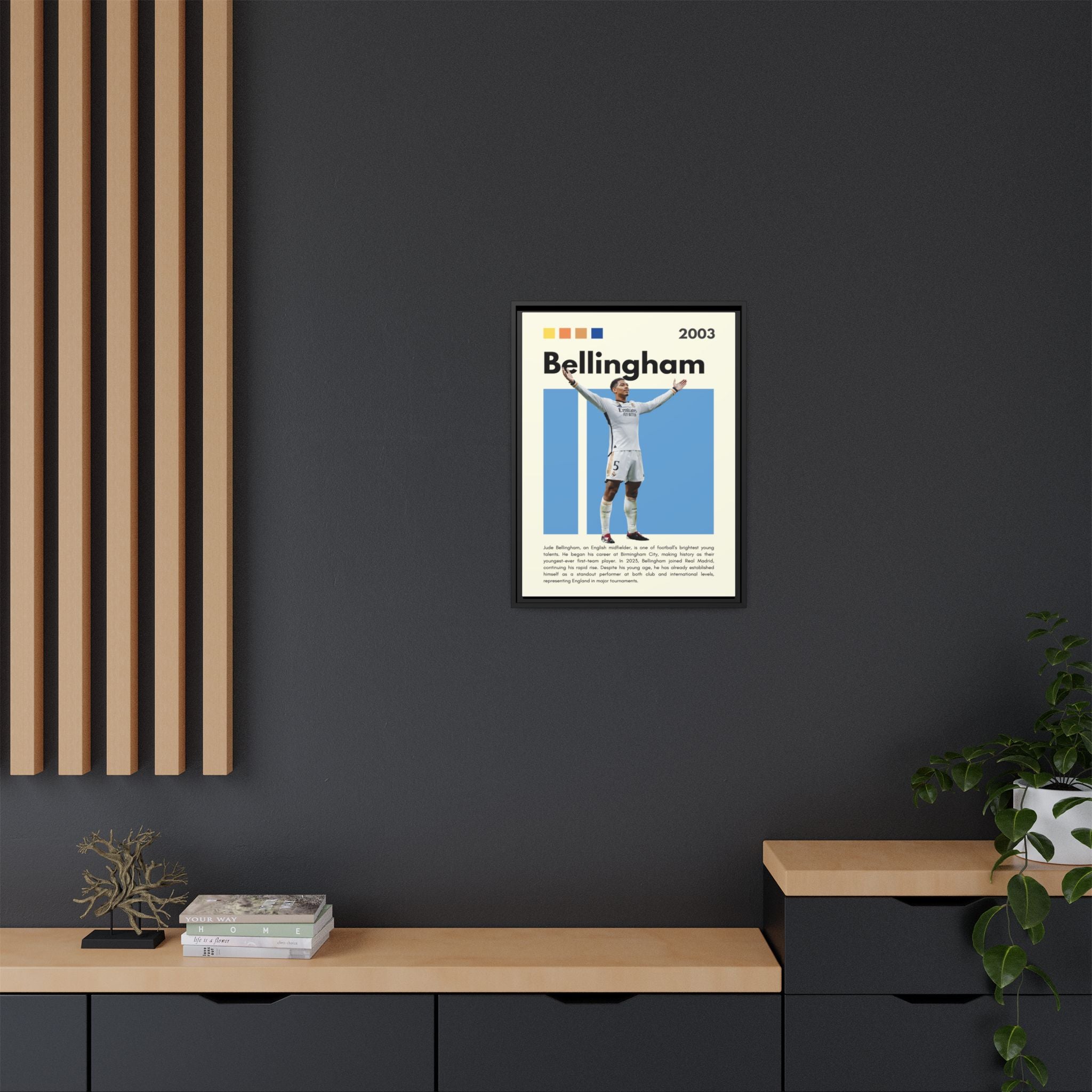 Jude Bellingham: Rising Star - Canvas Wall Art