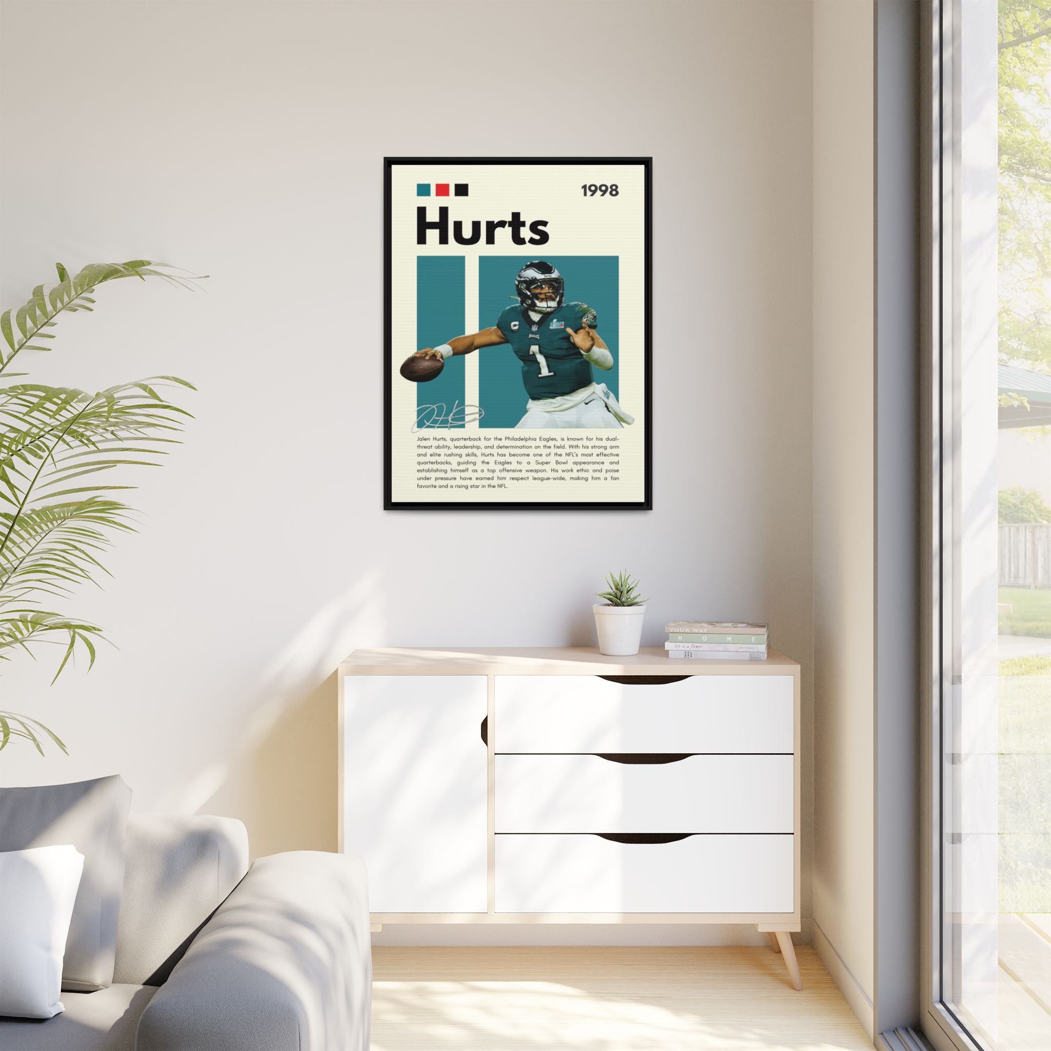 Quarterback's Triumph - Canvas Wall Art