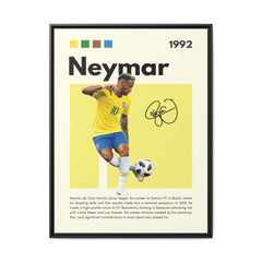 Neymar's Golden Moment - Canvas Wall Art