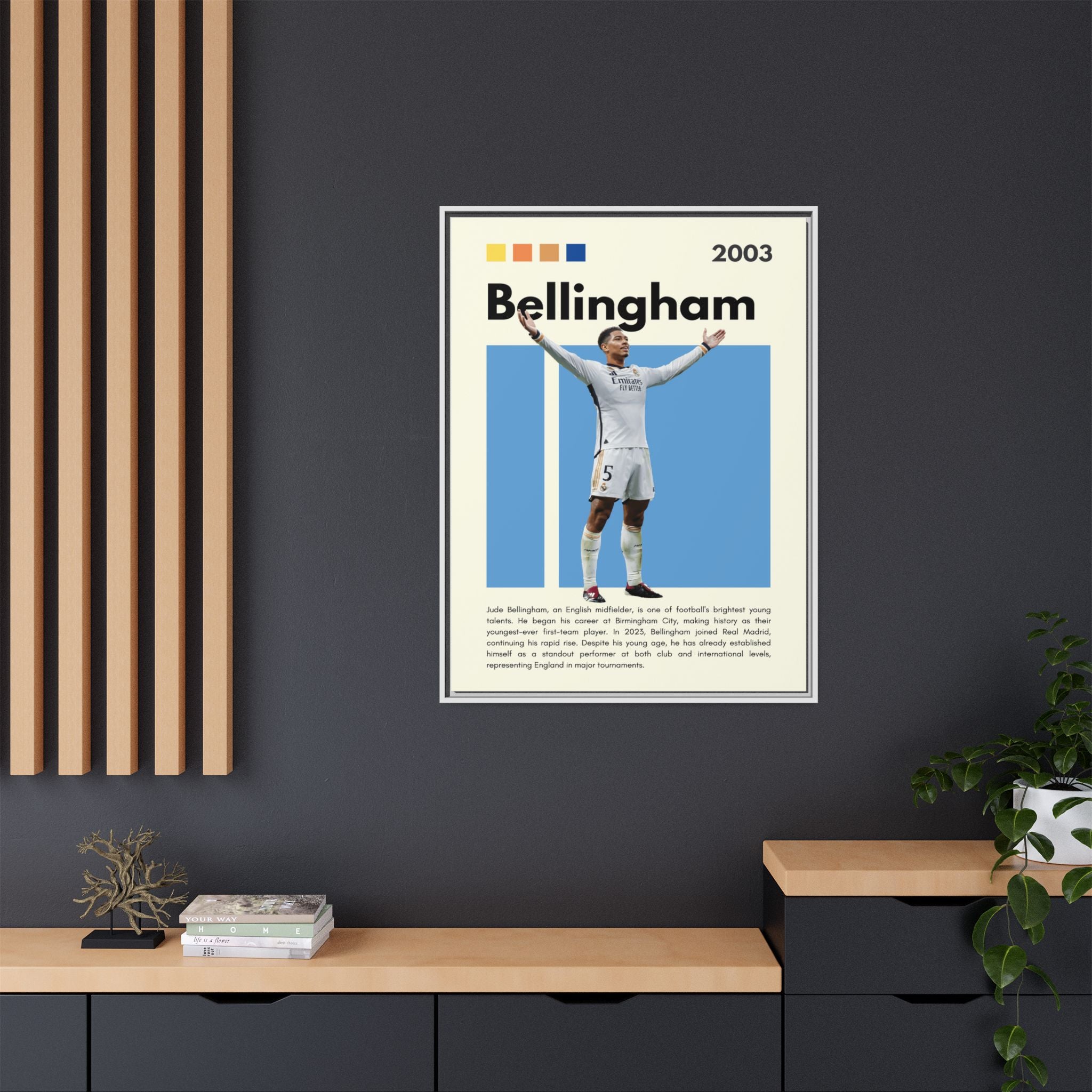 Jude Bellingham: Rising Star - Canvas Wall Art