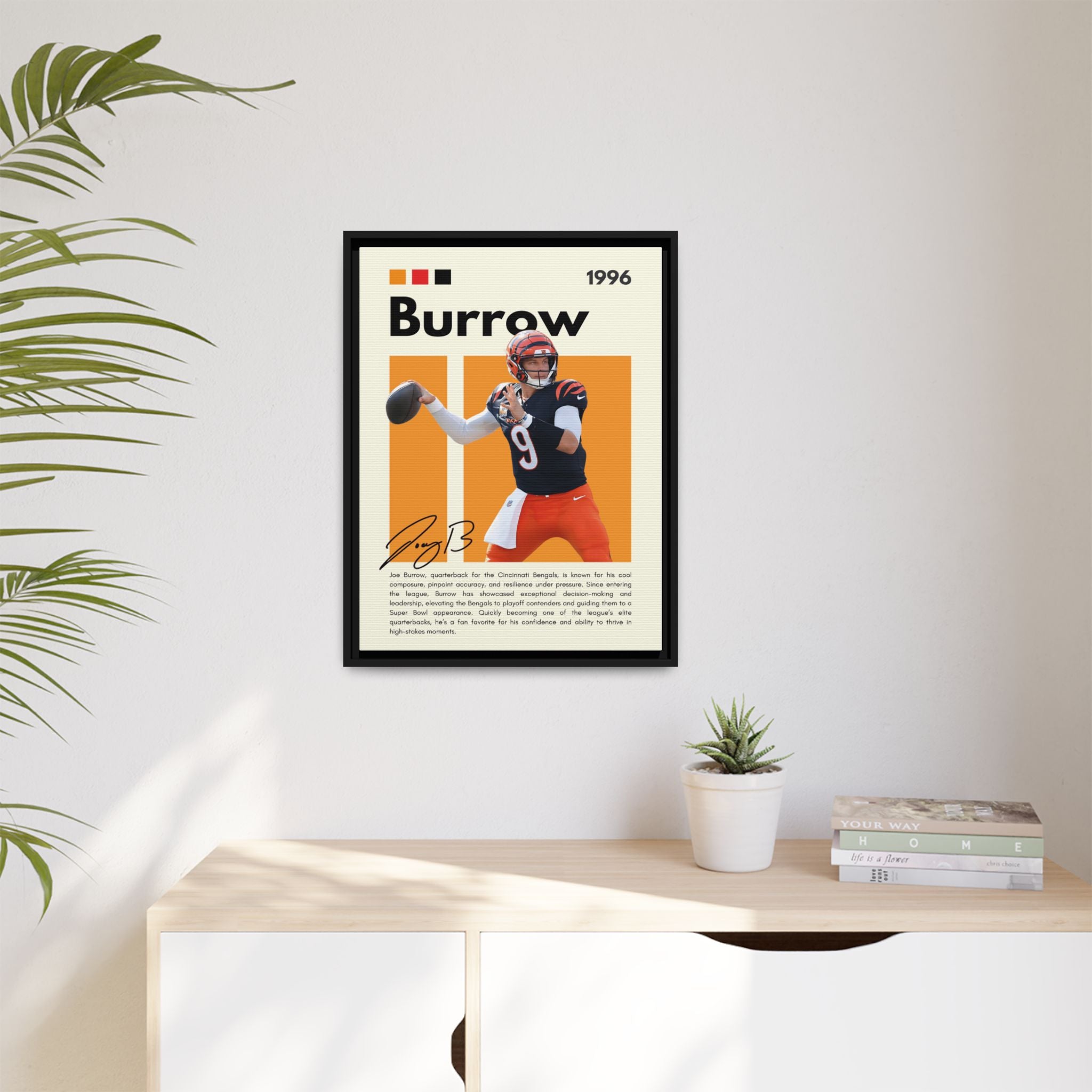 Bengals Blaze - Canvas Wall Art