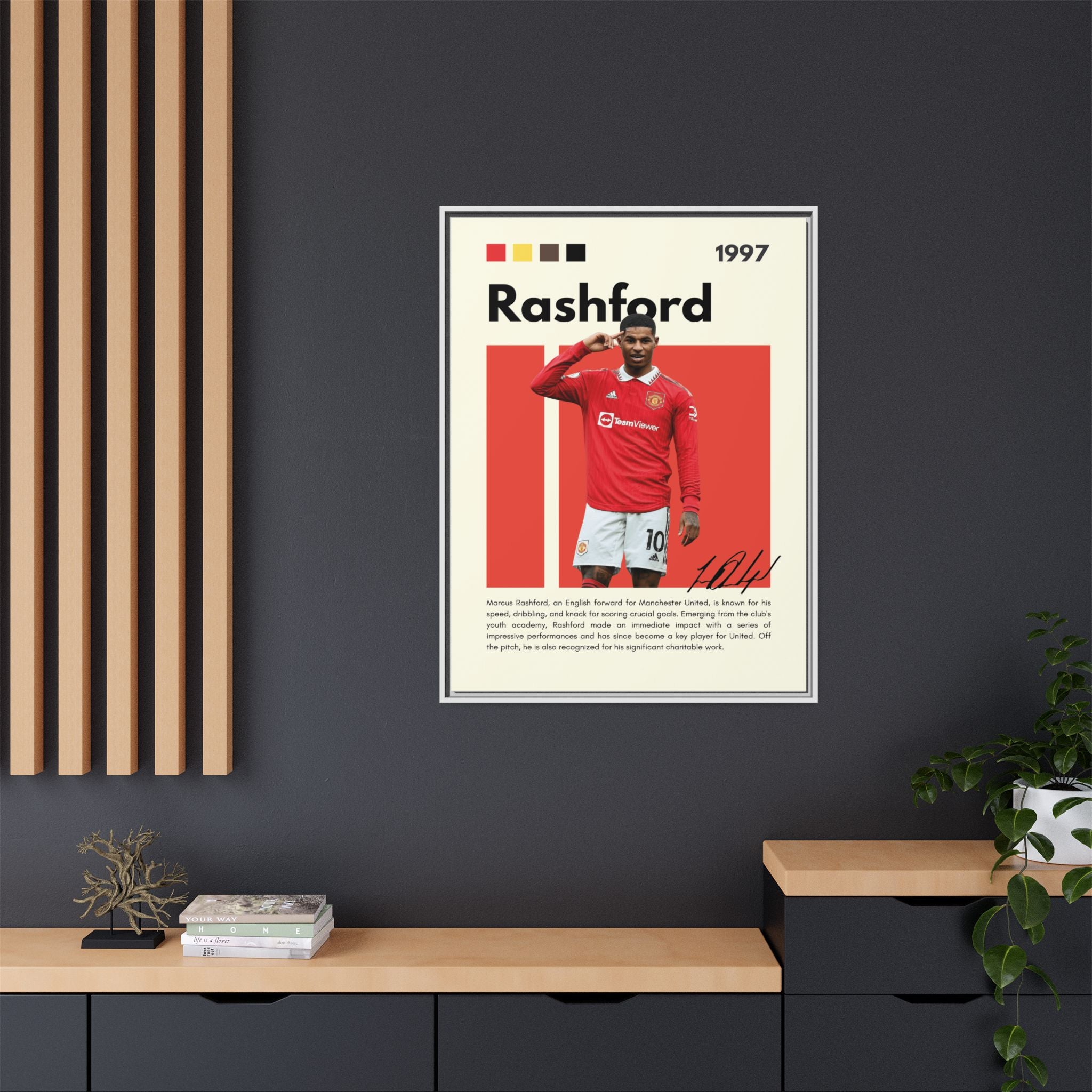Red Thunder - Canvas Wall Art