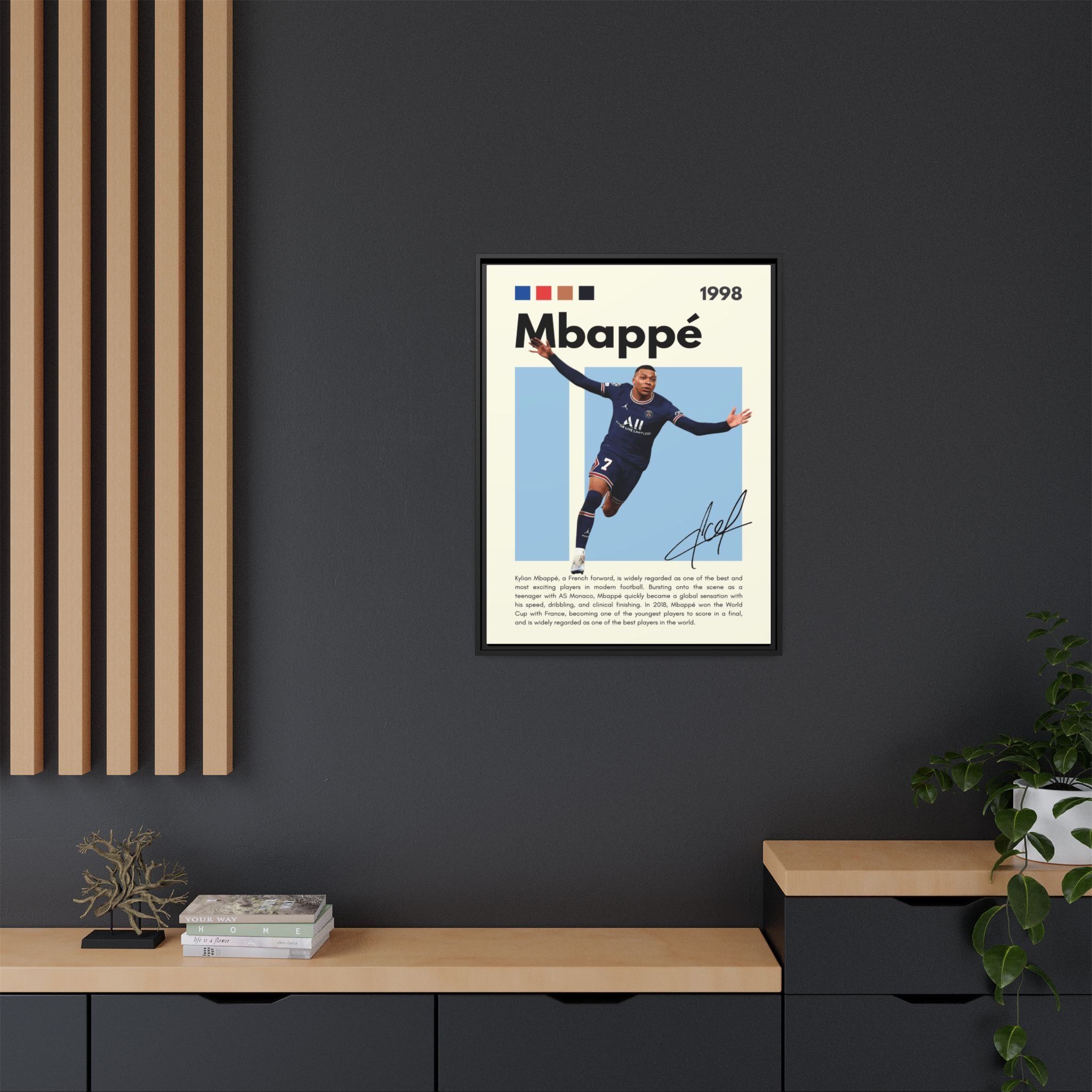 Mbappé Magic - Canvas Wall Art