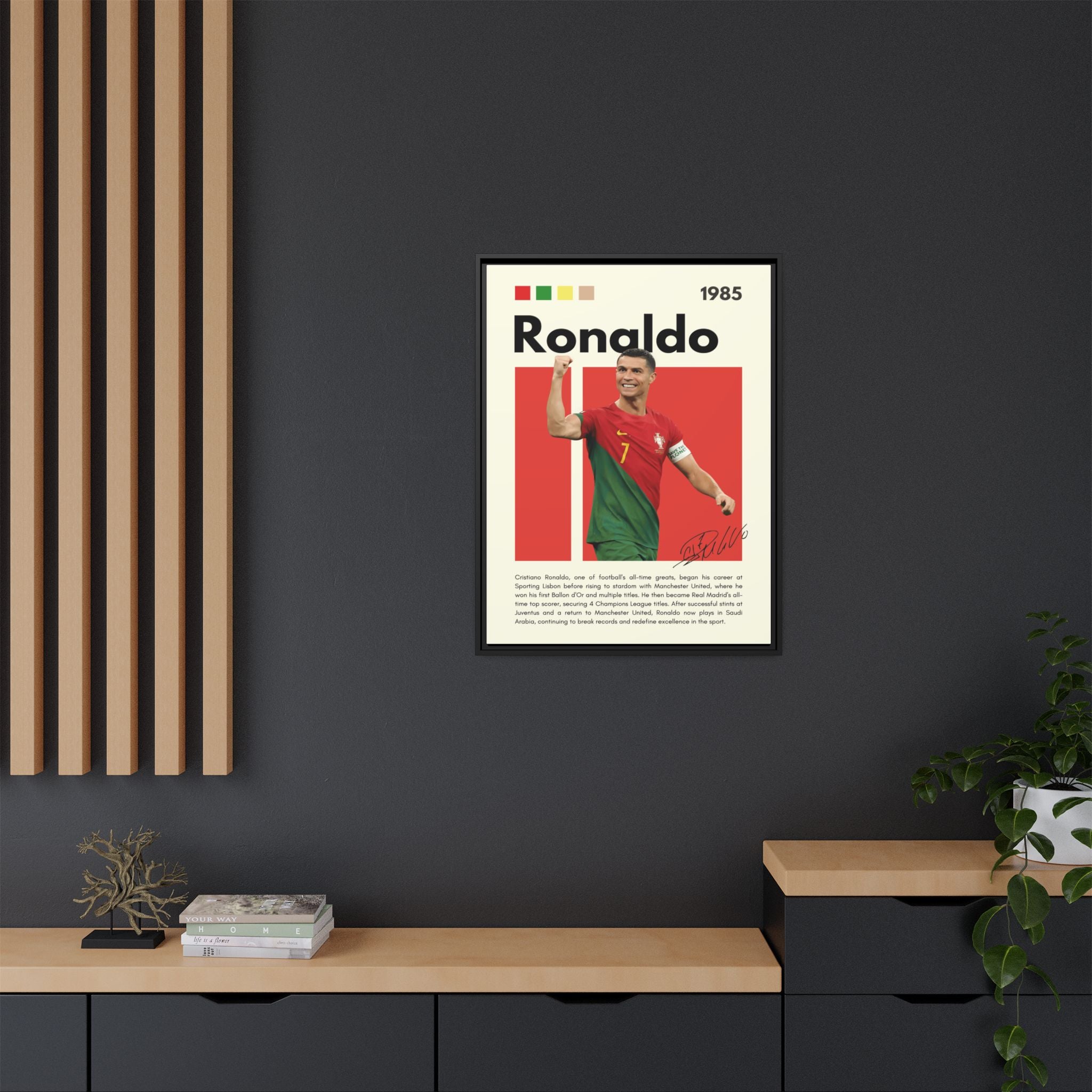 Ronaldo: King of Football - Canvas Wall Art