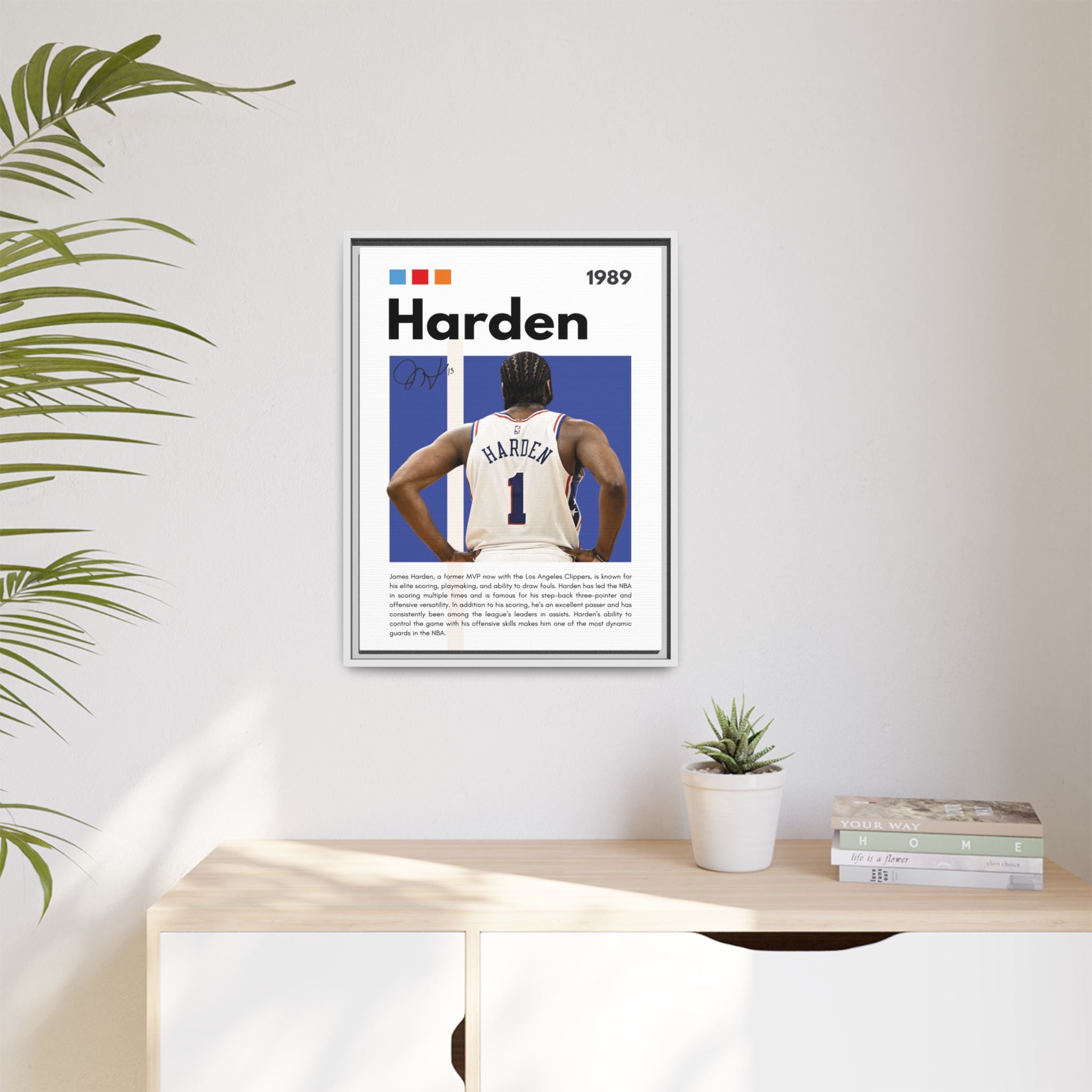 Harden's Stride - Canvas Wall Art