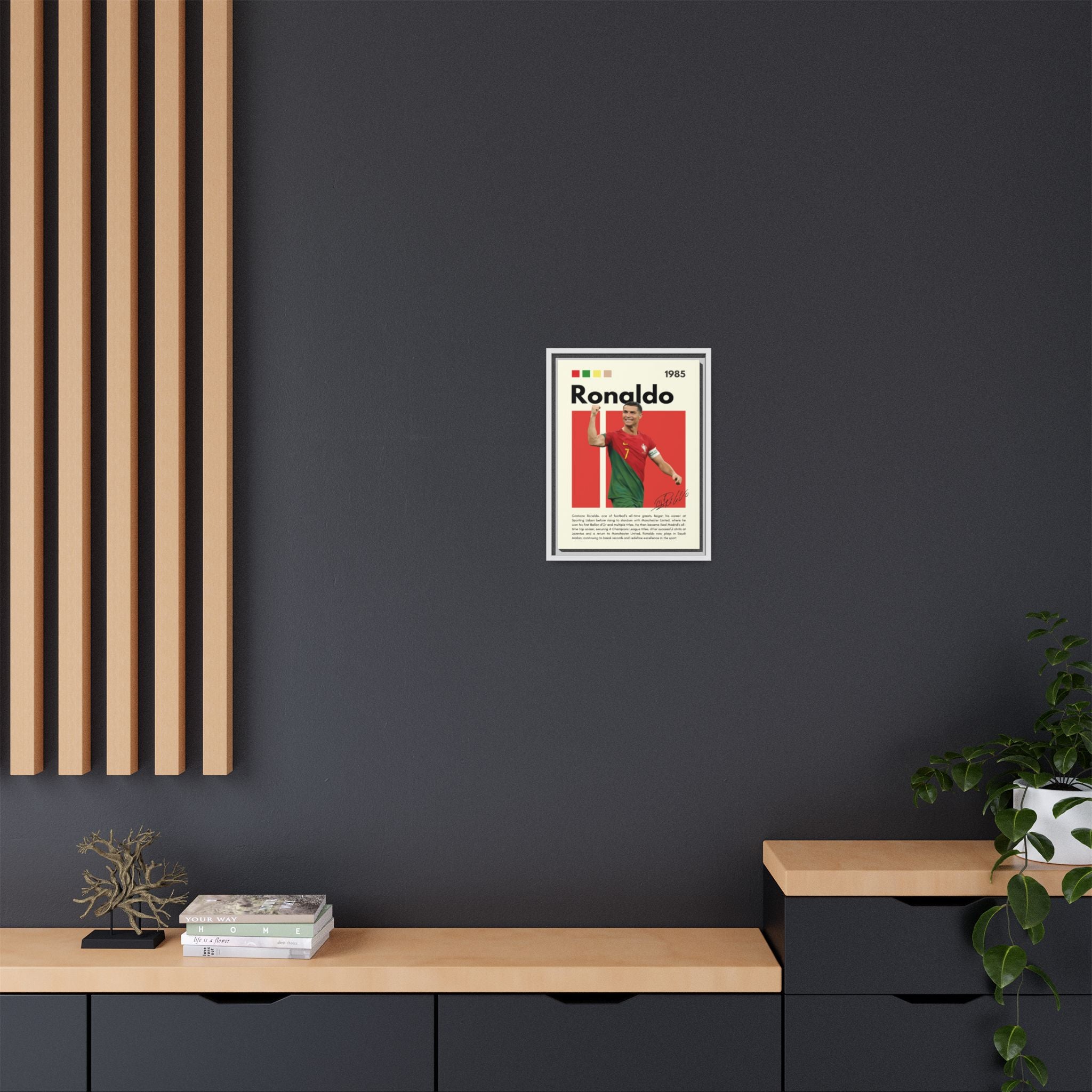 Ronaldo: King of Football - Canvas Wall Art