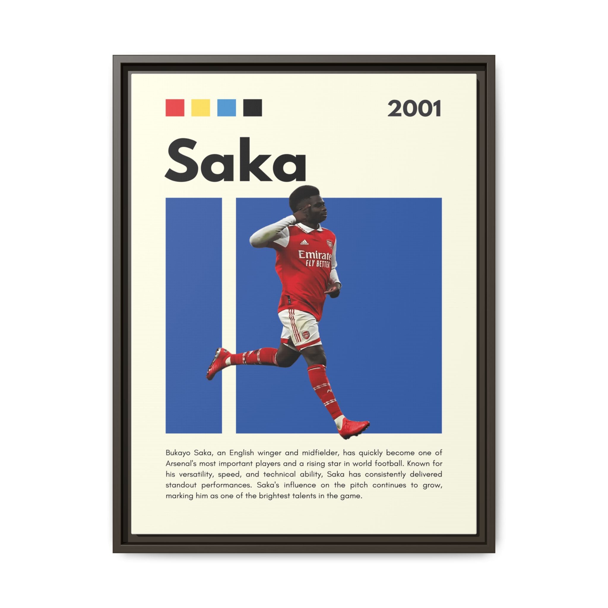 Saka Soars - Canvas Wall Art