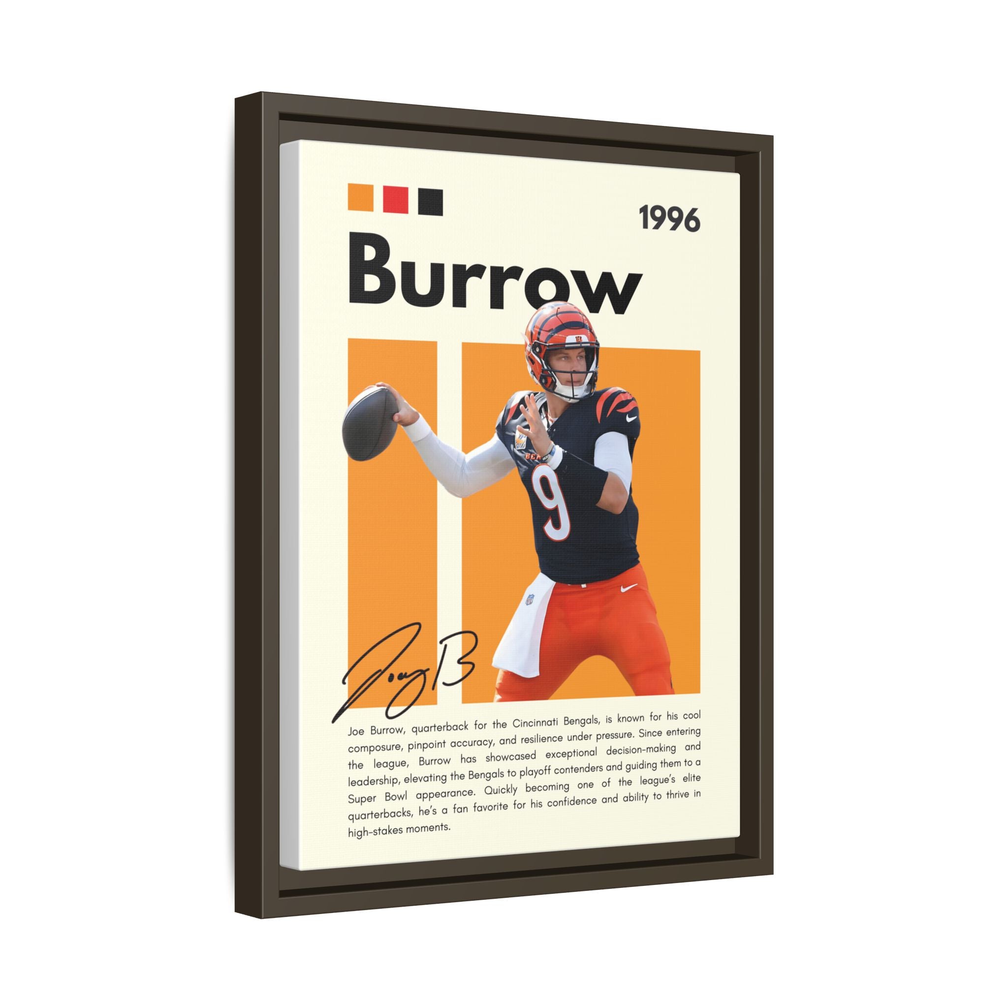Bengals Blaze - Canvas Wall Art