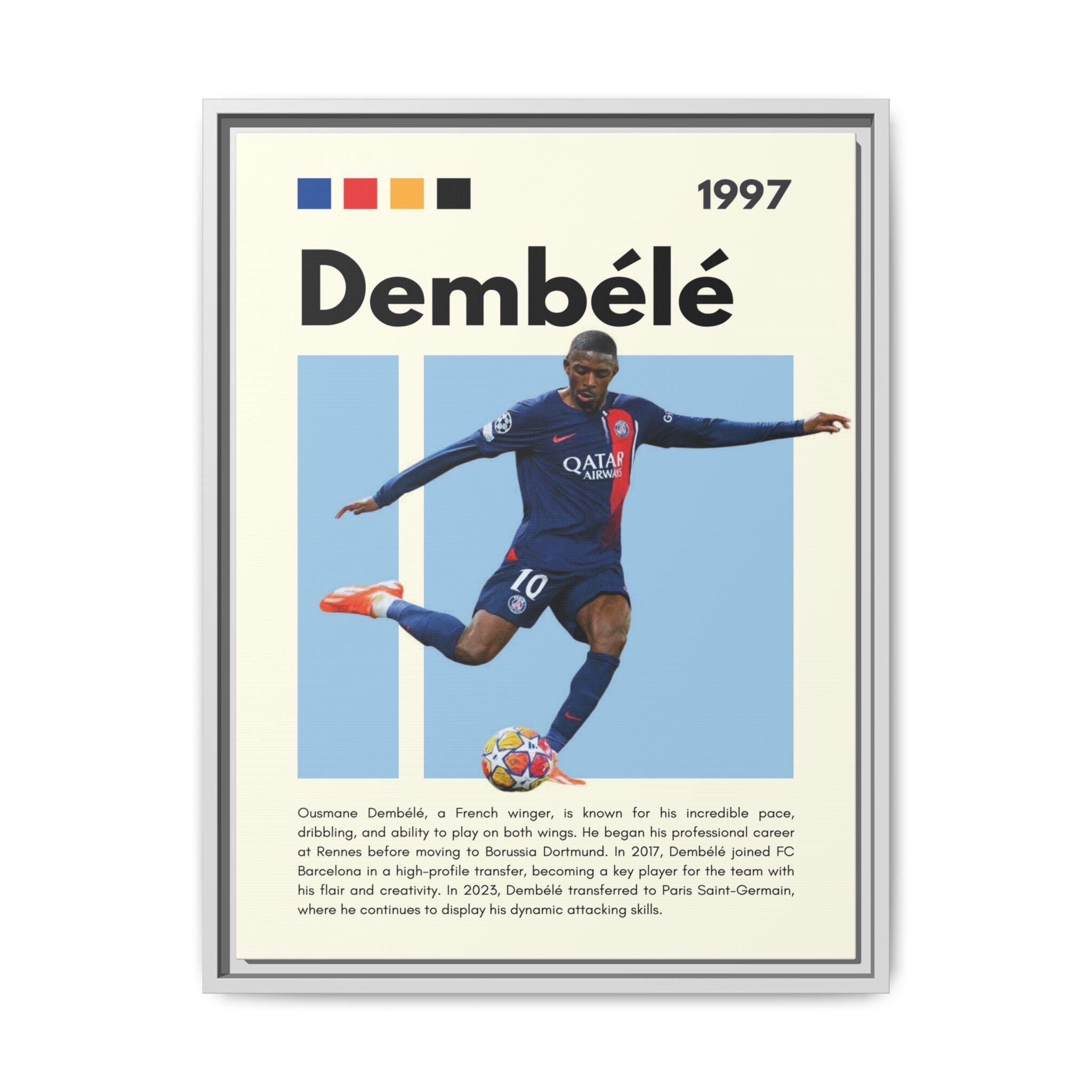 Dembélé - Canvas Wall Art