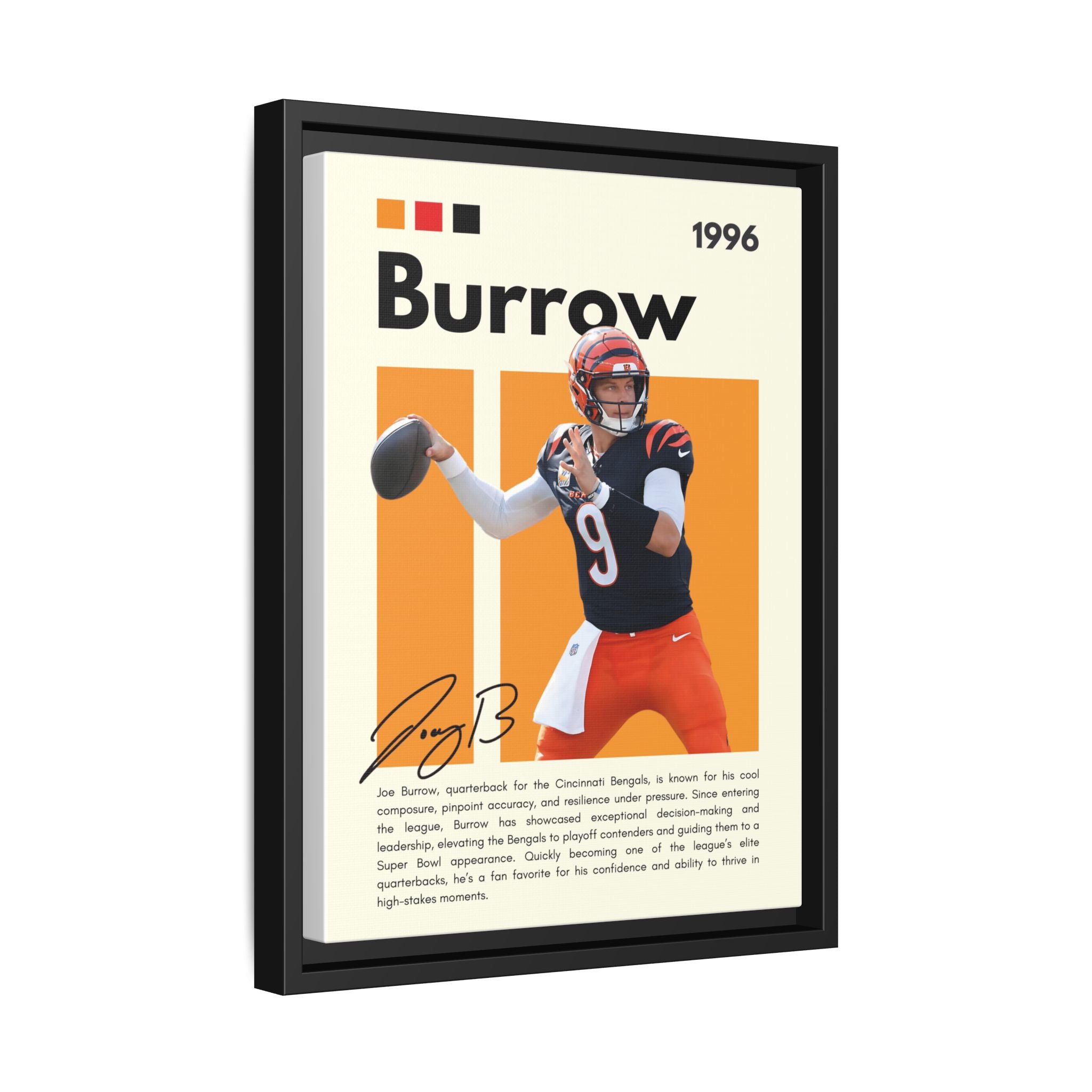 Bengals Blaze - Canvas Wall Art
