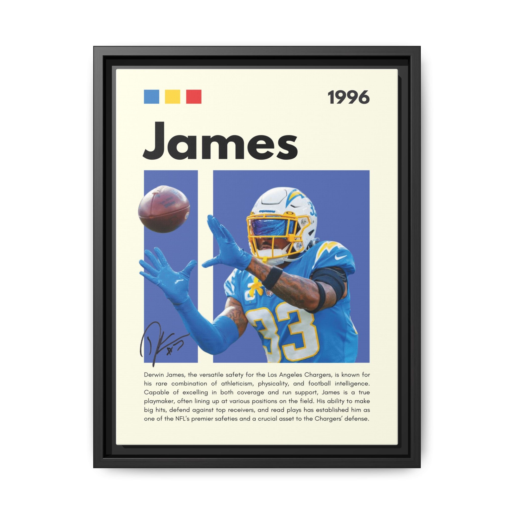 Derwin's Defensive Dominance - Canvas Wall Art