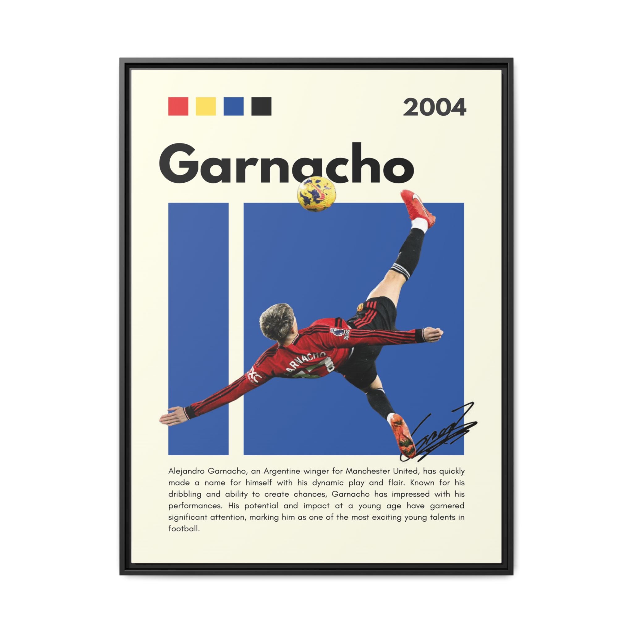 Garnacho Rises - Canvas Wall Art