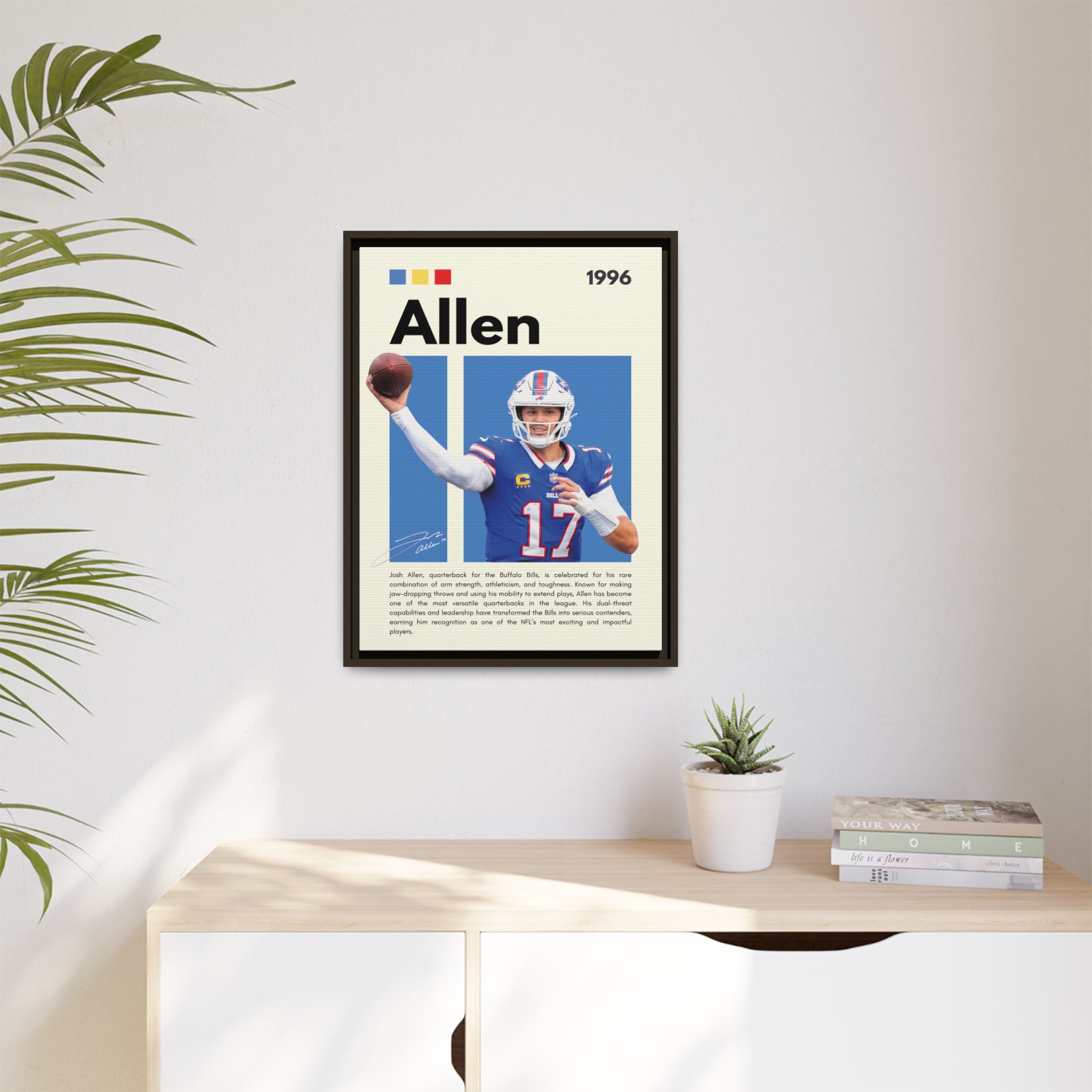 Josh Allen - Canvas Wall Art