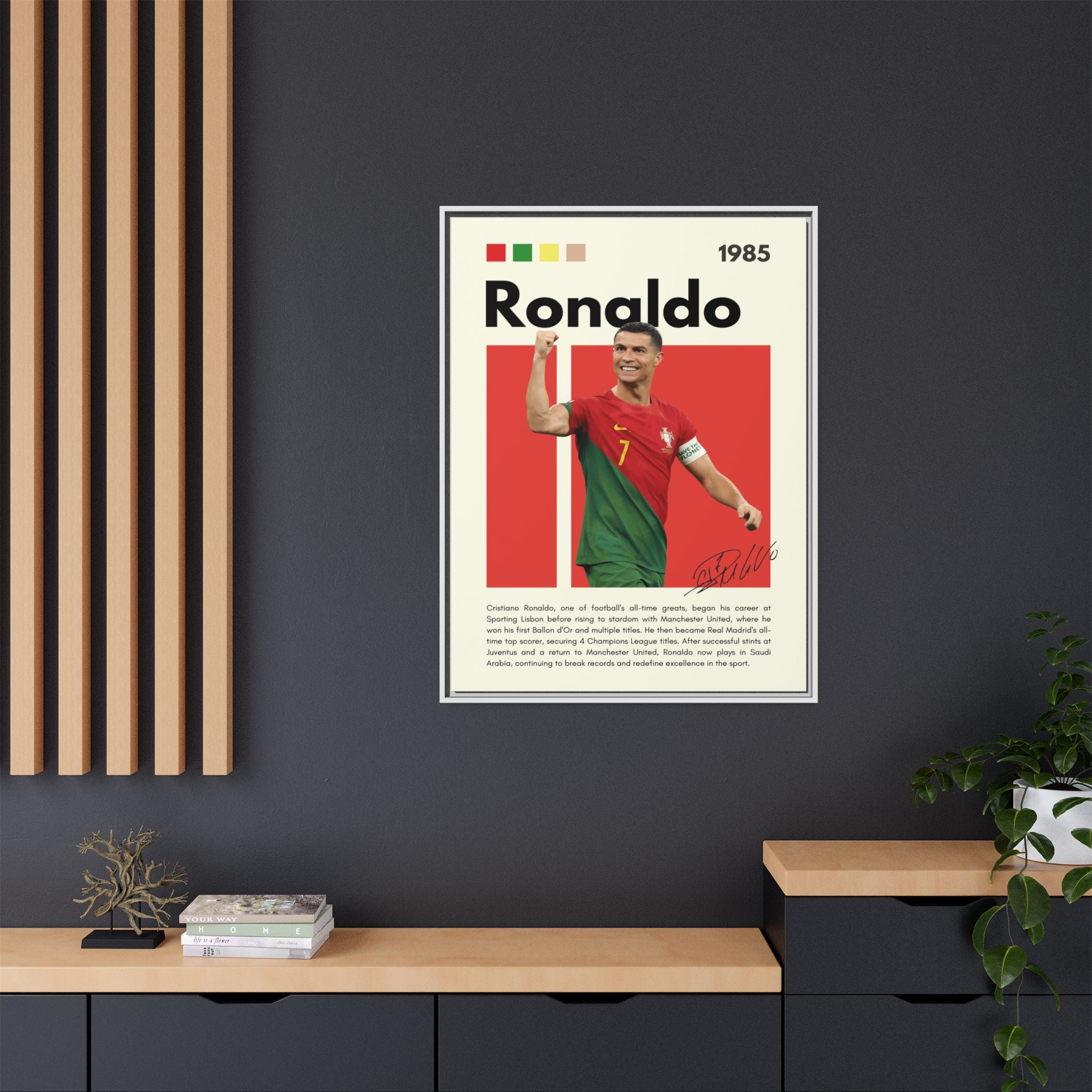 Ronaldo: King of Football - Canvas Wall Art
