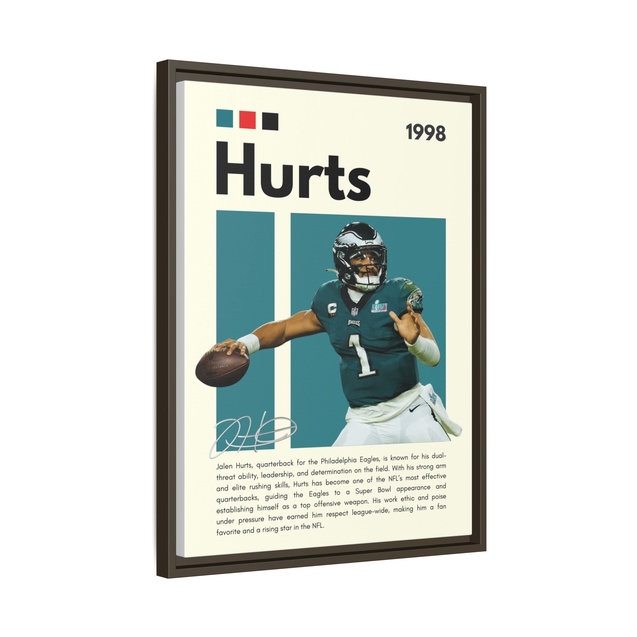 Quarterback's Triumph - Canvas Wall Art
