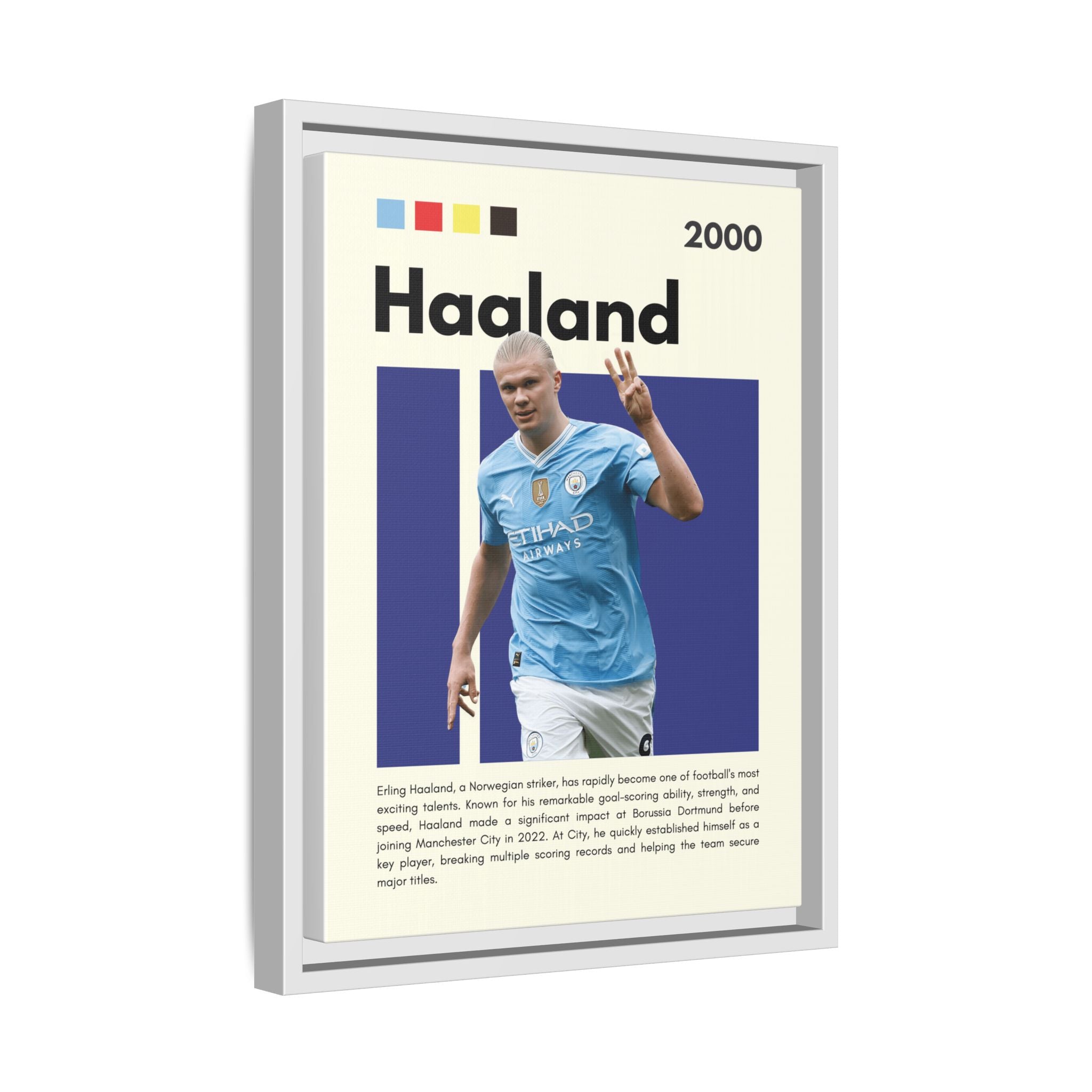 Haaland Rising - Canvas Wall Art