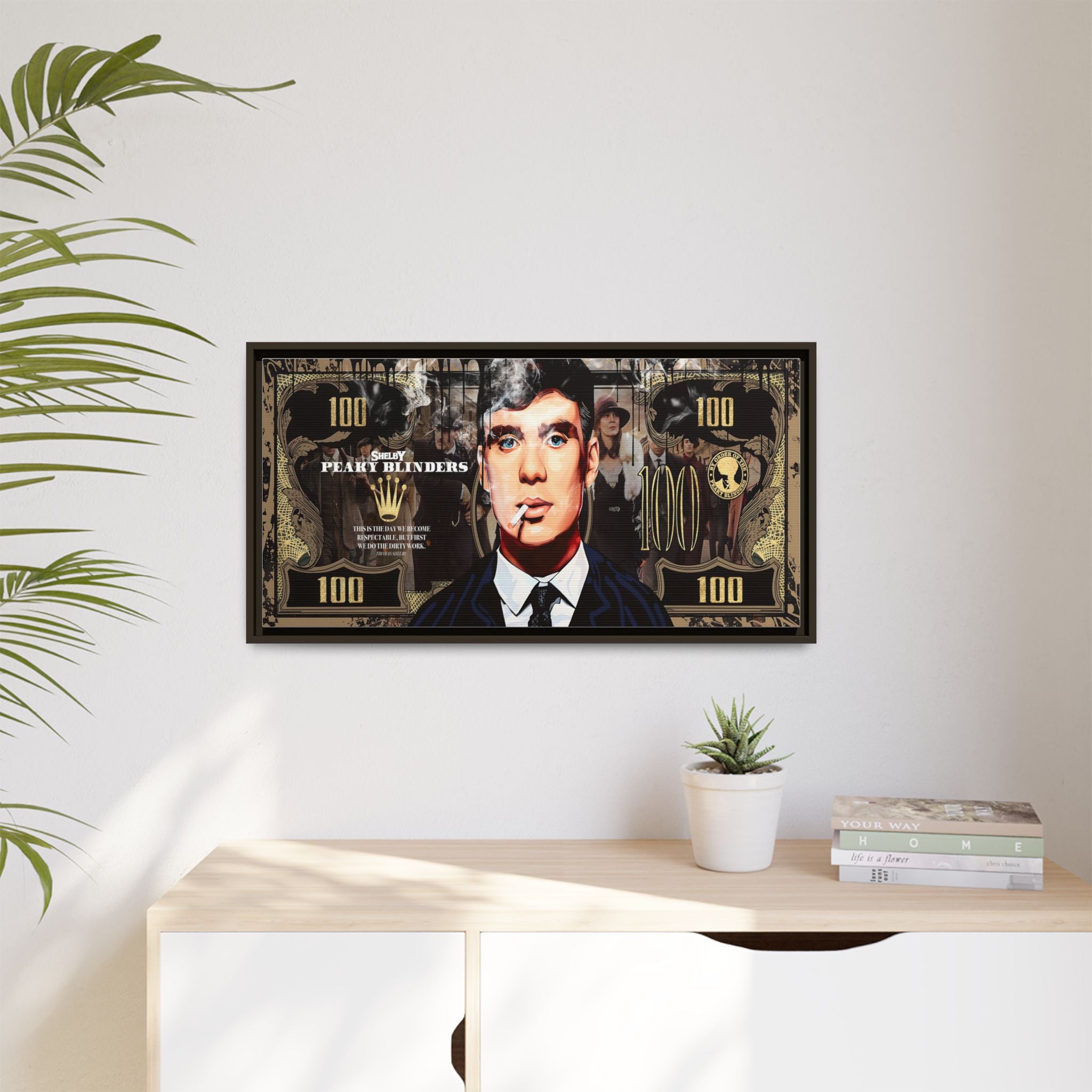 Peaky Blinders Reign: Shelby Empire Rising, Vintage Gangster Art Portrait - Canvas Wall Art