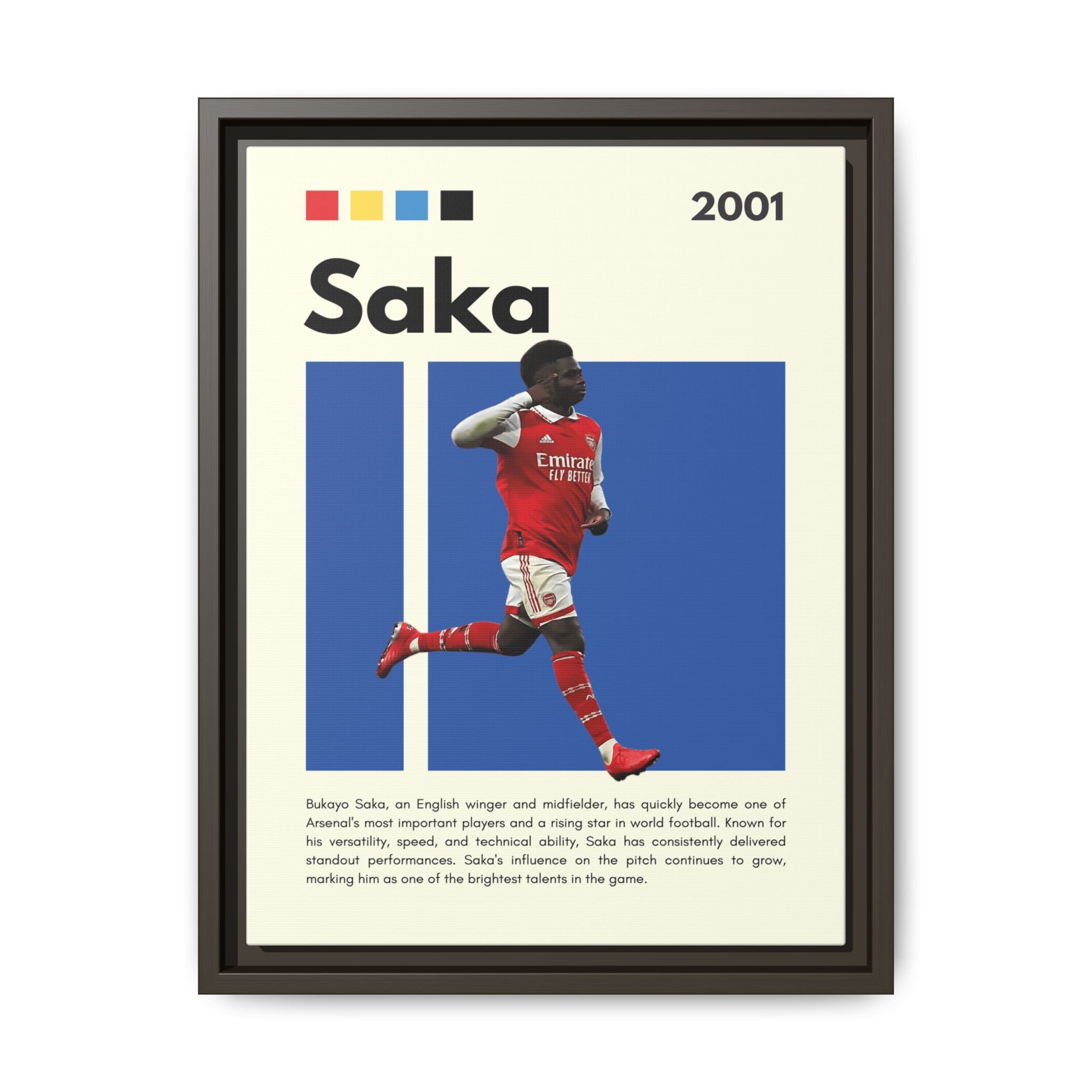 Saka Soars - Canvas Wall Art