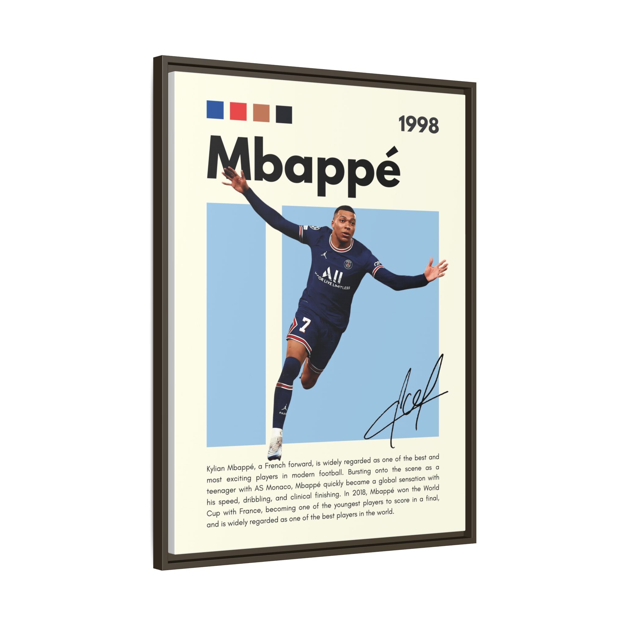 Mbappé Magic - Canvas Wall Art