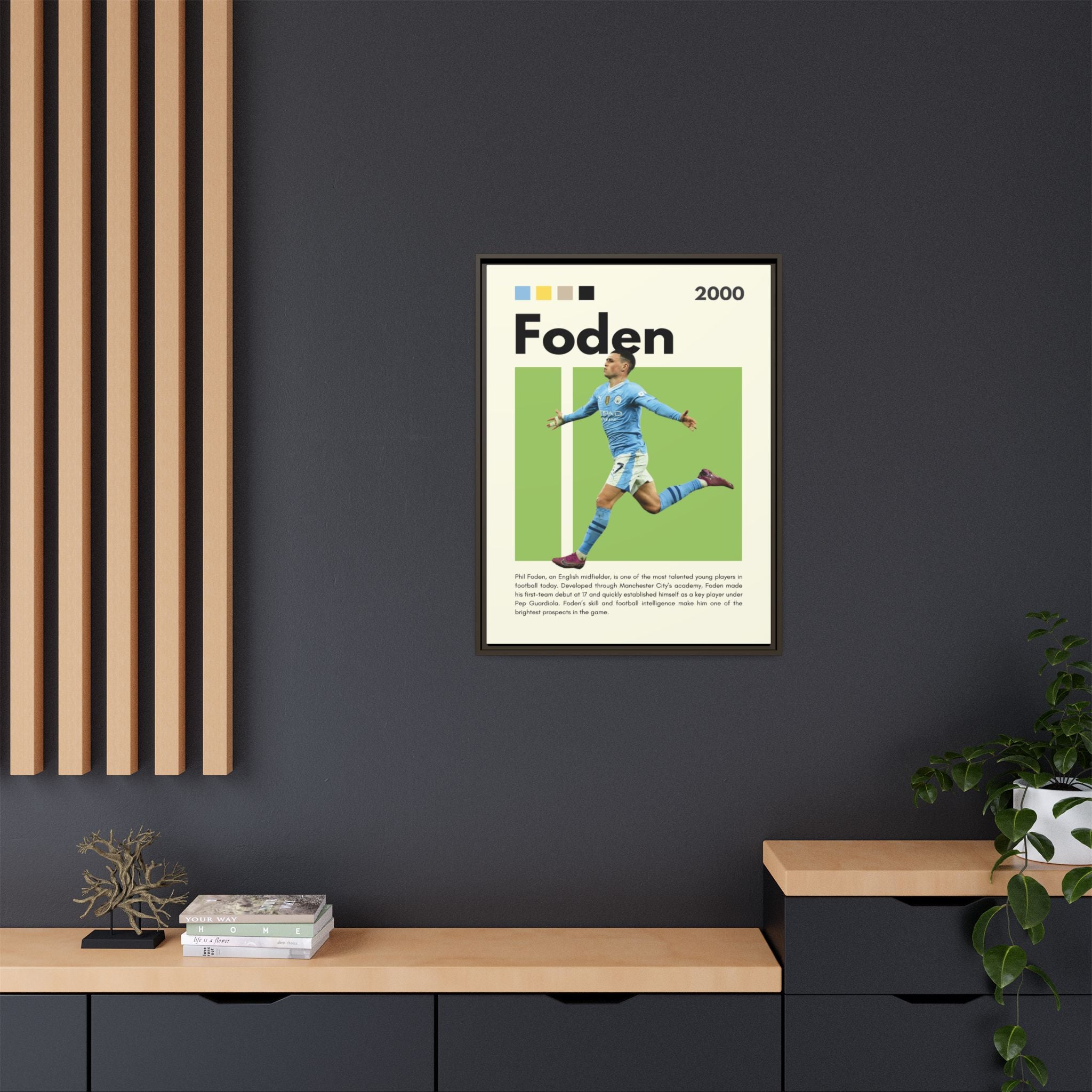Sky Blue Prodigy - Canvas Wall Art