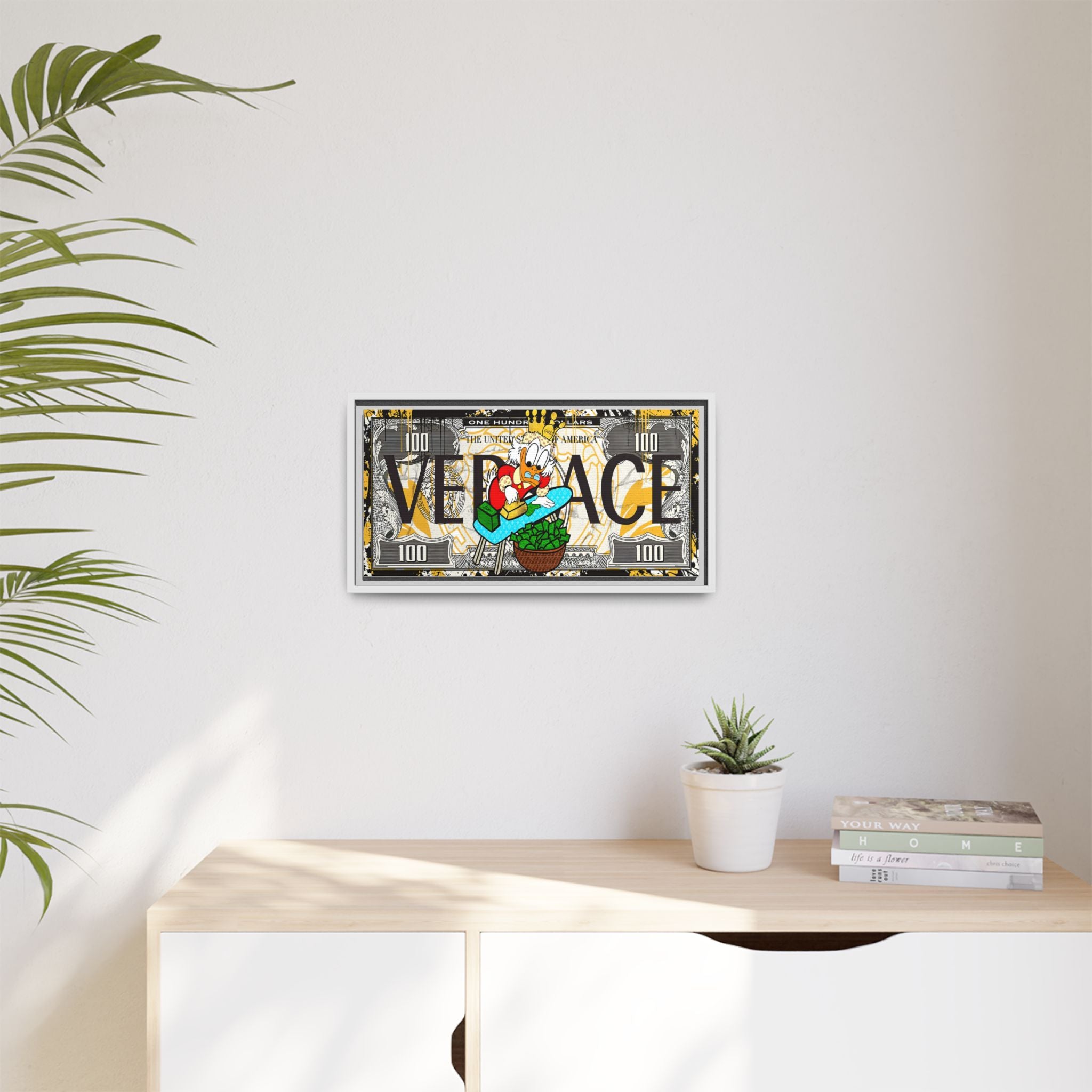 Duckonomics: Pop Art Currency Remix, Urban Financial Whimsy - Canvas Wall Art