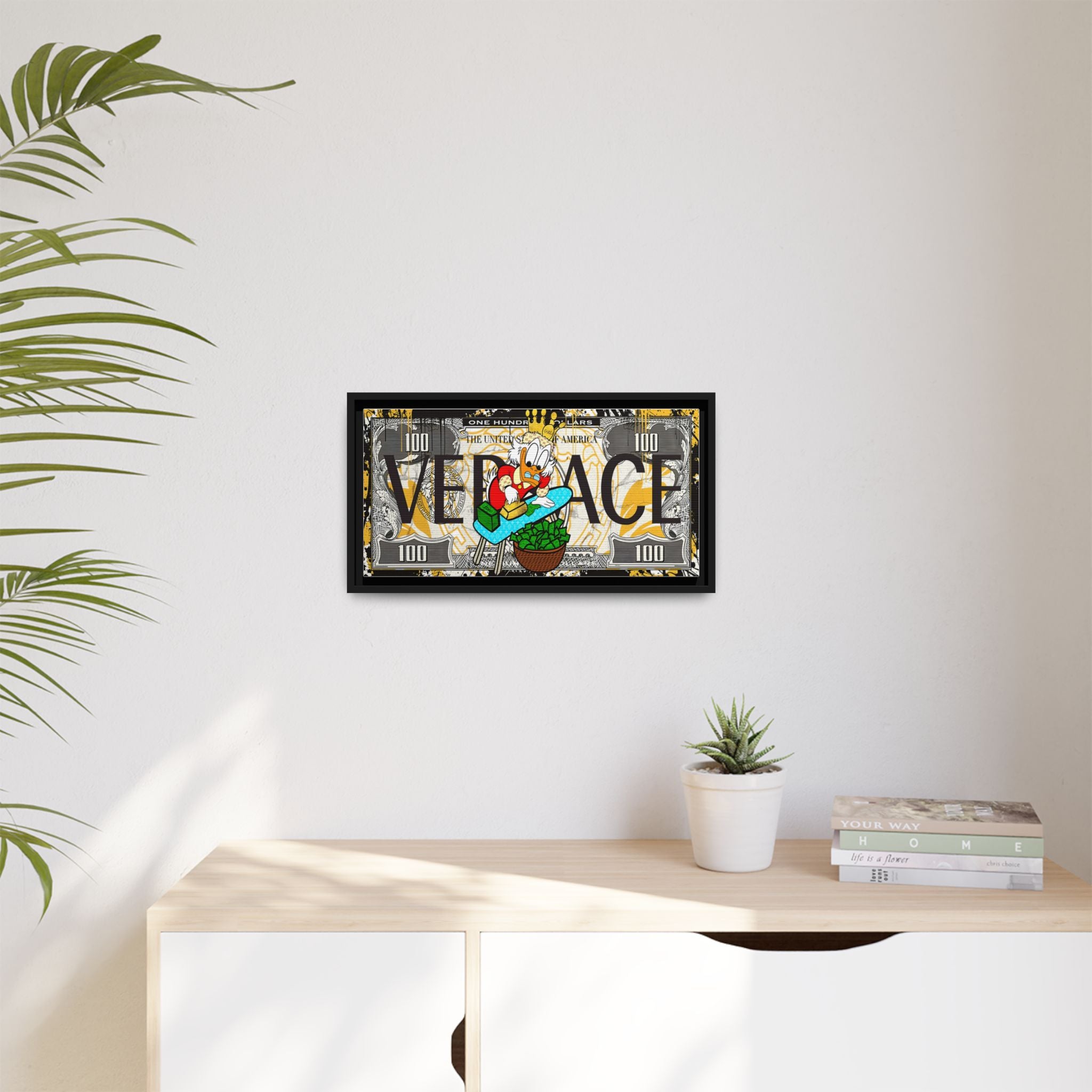 Duckonomics: Pop Art Currency Remix, Urban Financial Whimsy - Canvas Wall Art