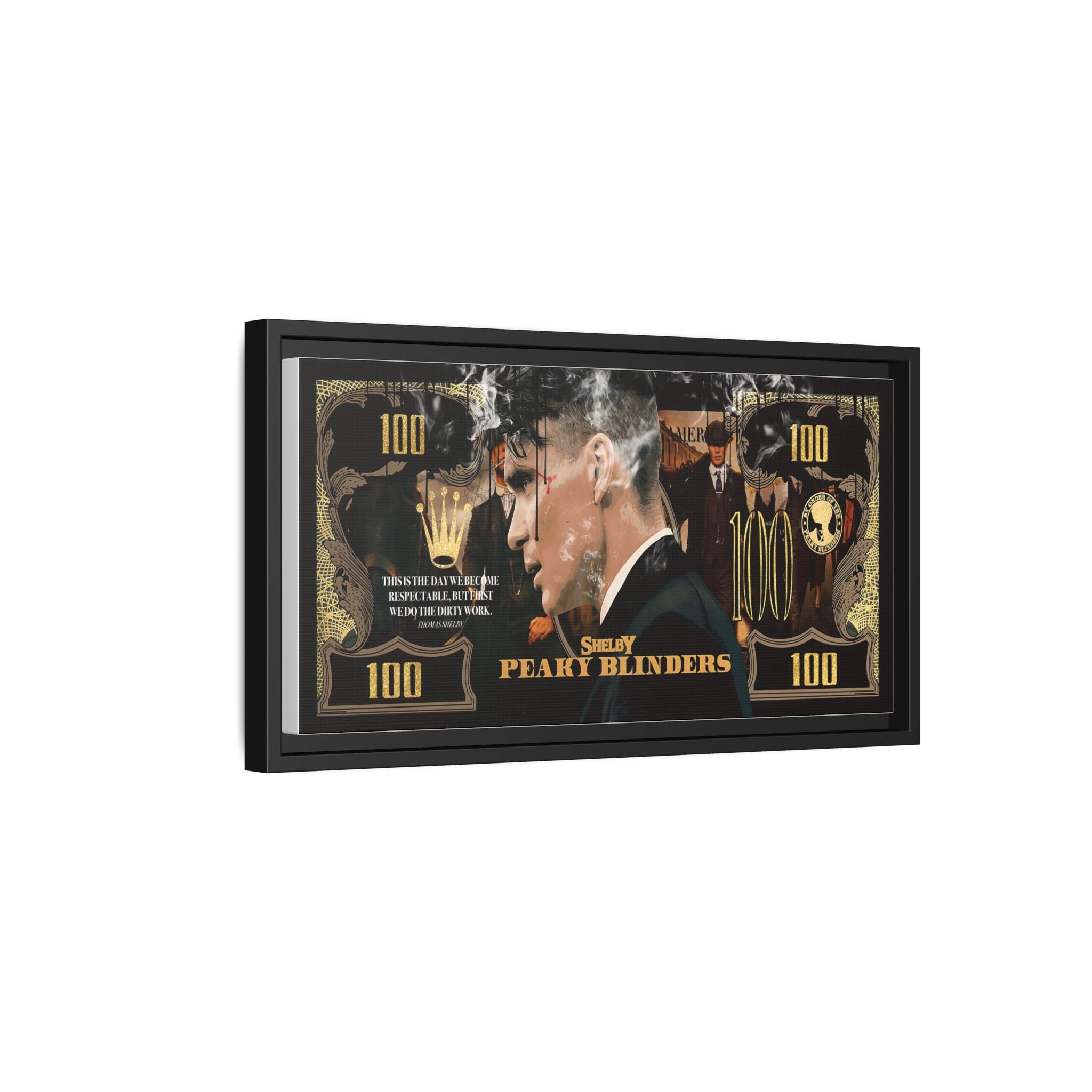 Peaky Blinders Golden Era: Shelby Saga in Commemorative Art, Criminal Elegance Poster - Canvas Wall Art